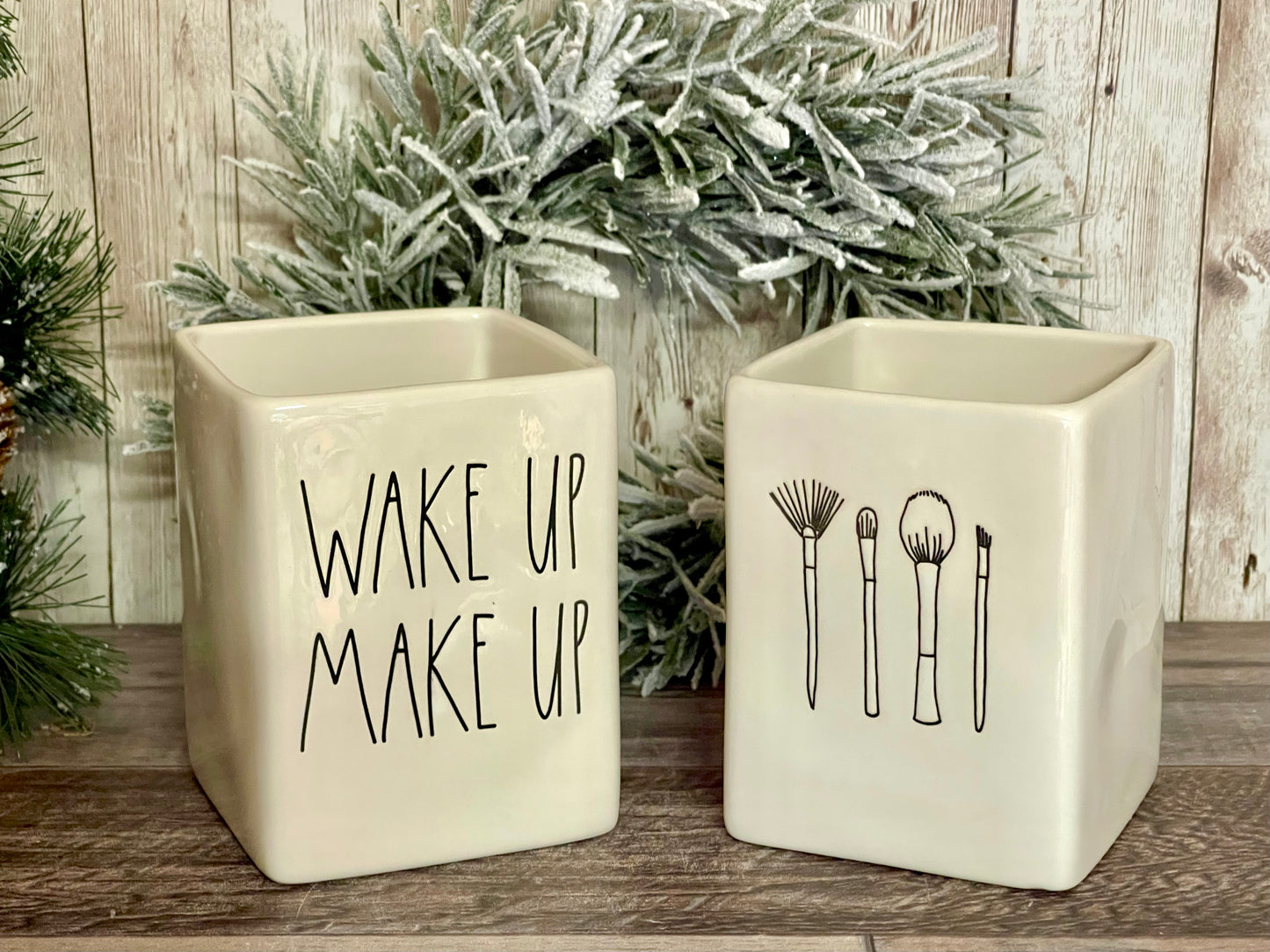 Rae Dunn Wake Up Make Up Set