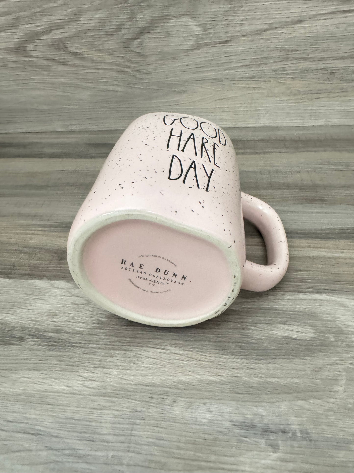 Rae Dunn Good Hare Day Speckled Mug