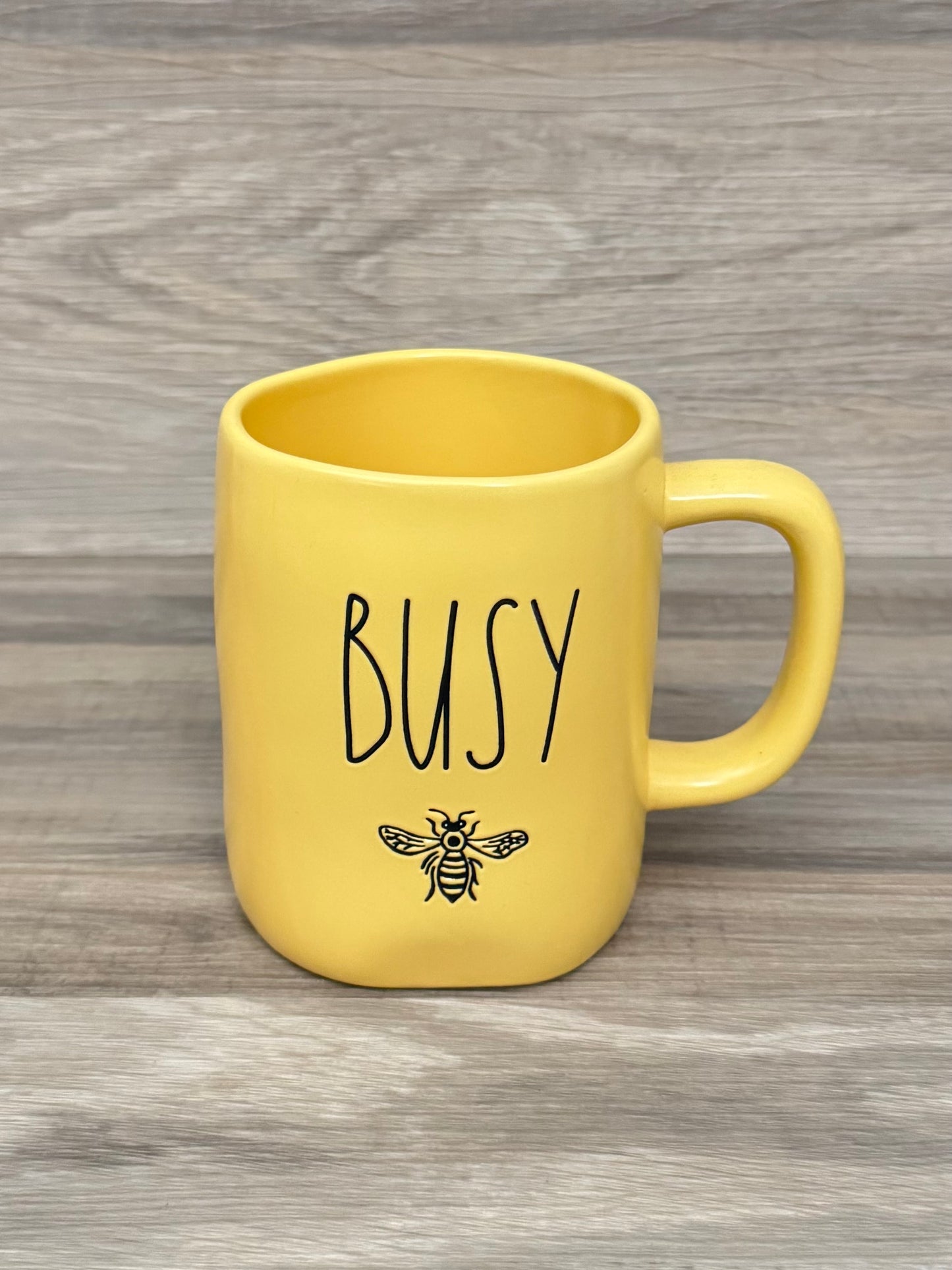 Rae Dunn Yellow Busy Bee Mug
