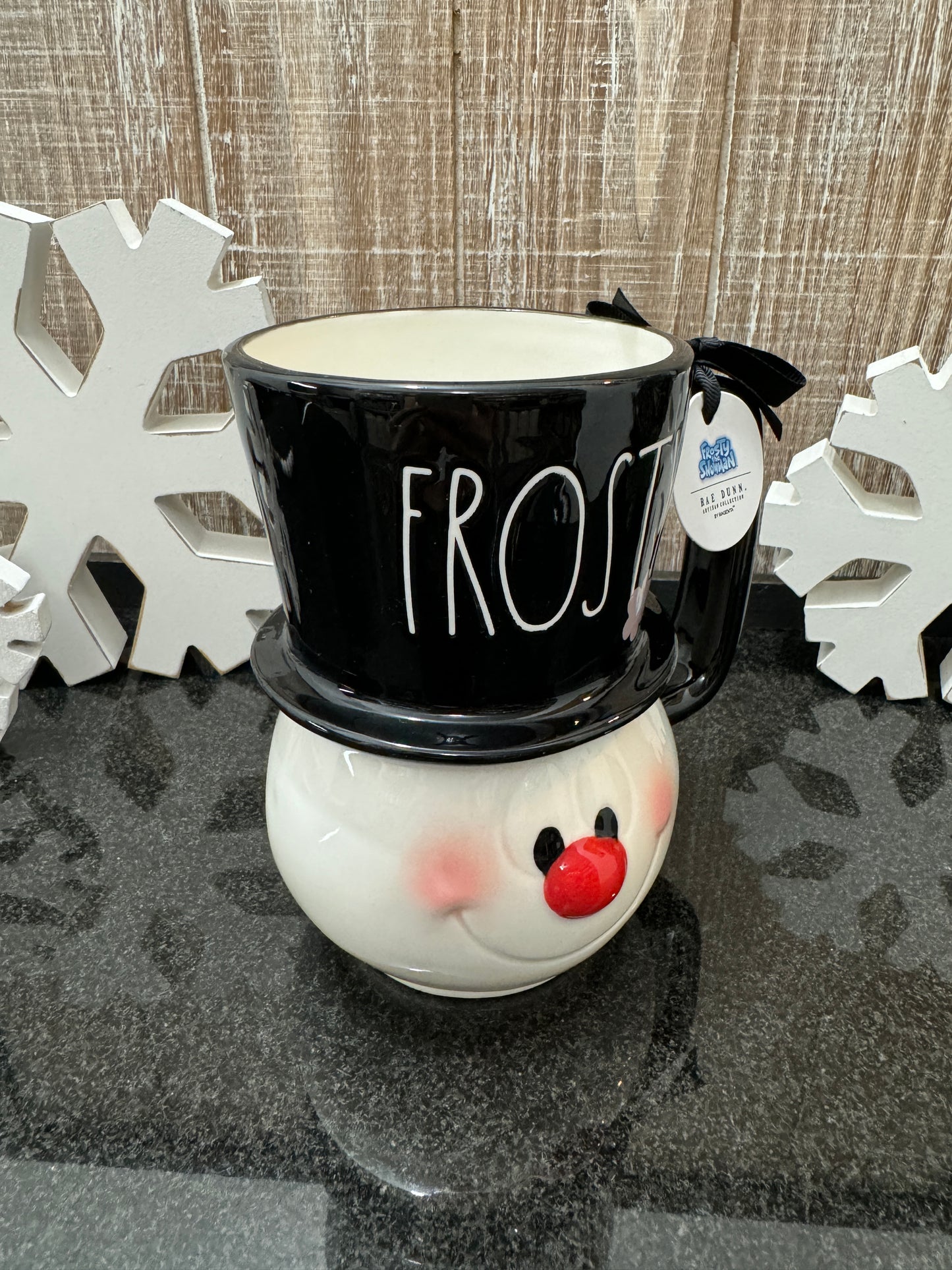 Rae Dunn Frosty Figural Mug