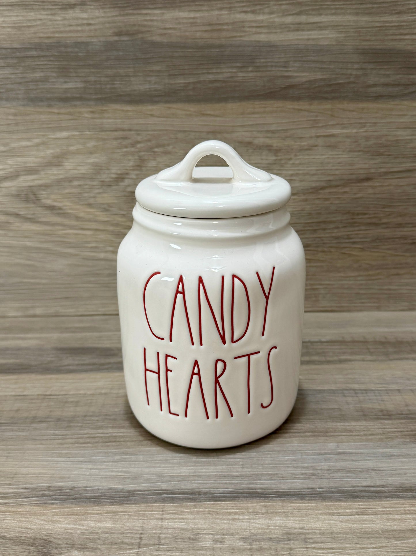 Rae Dunn Candy Hearts Small/ Baby Canister
