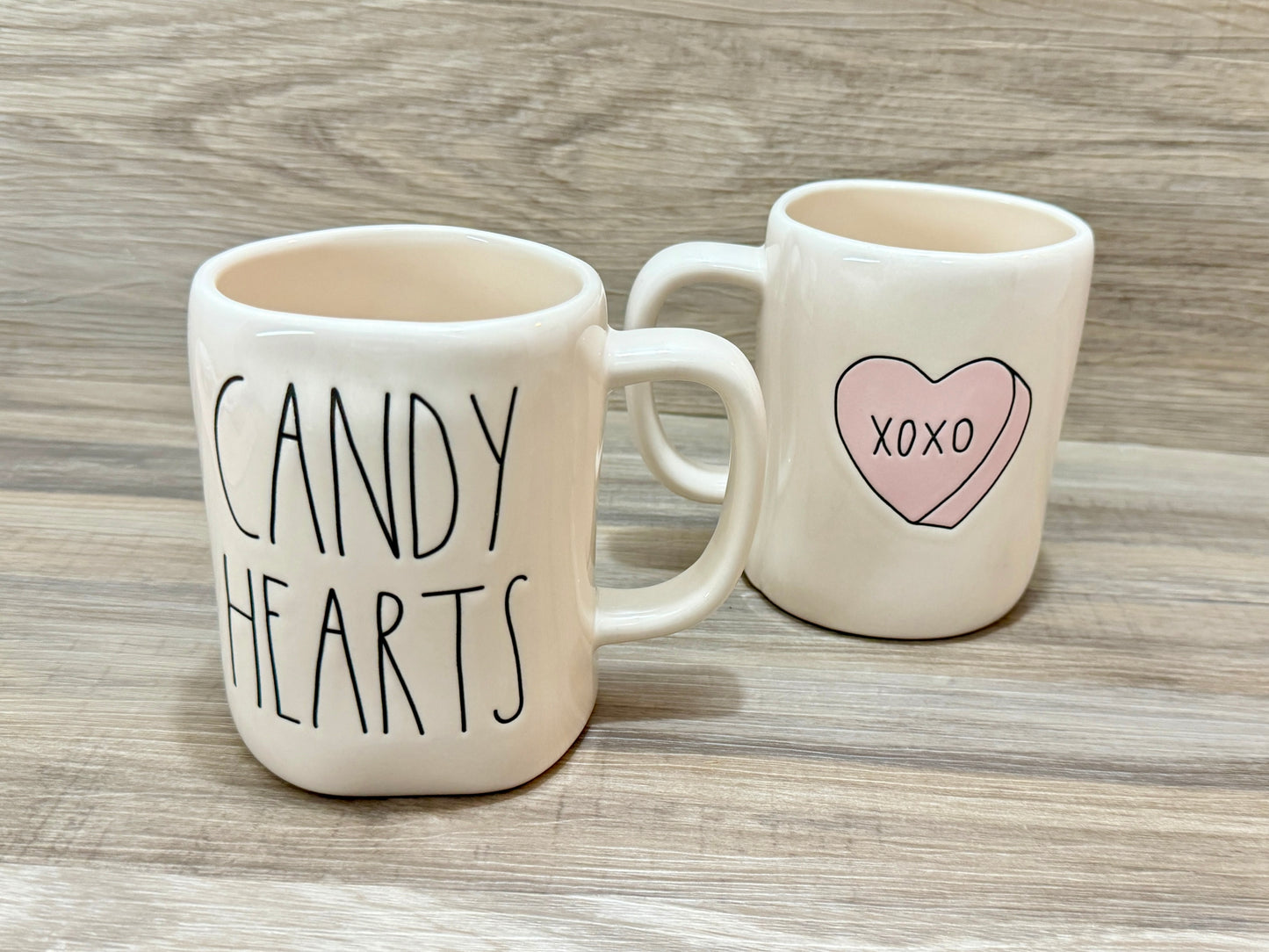 Rae Dunn Candy Hearts Double Side Mug