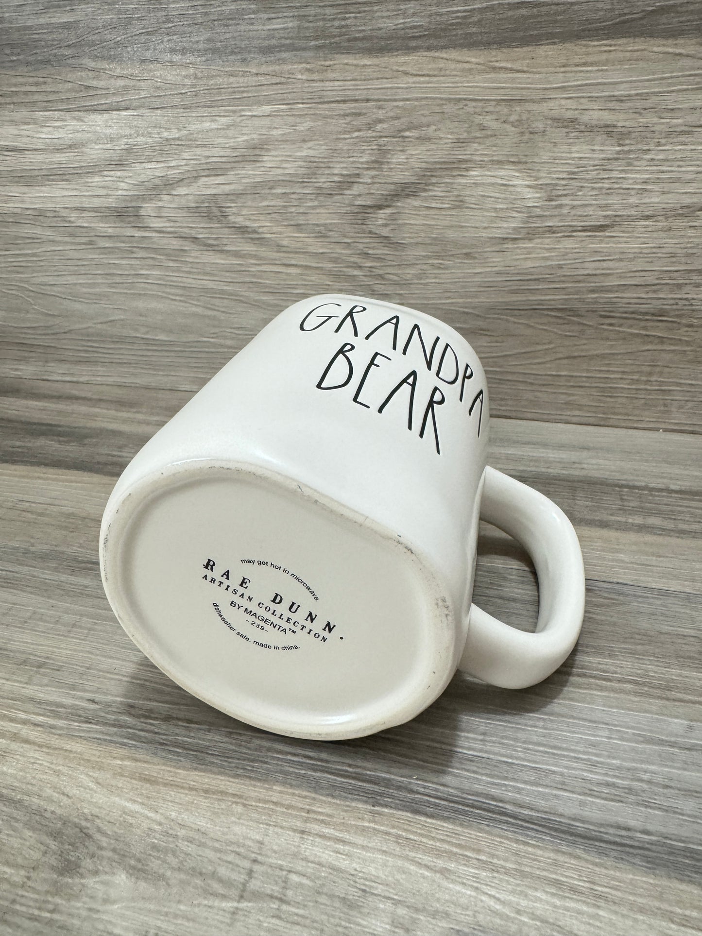 Rae Dunn Grandpa Bear Mug