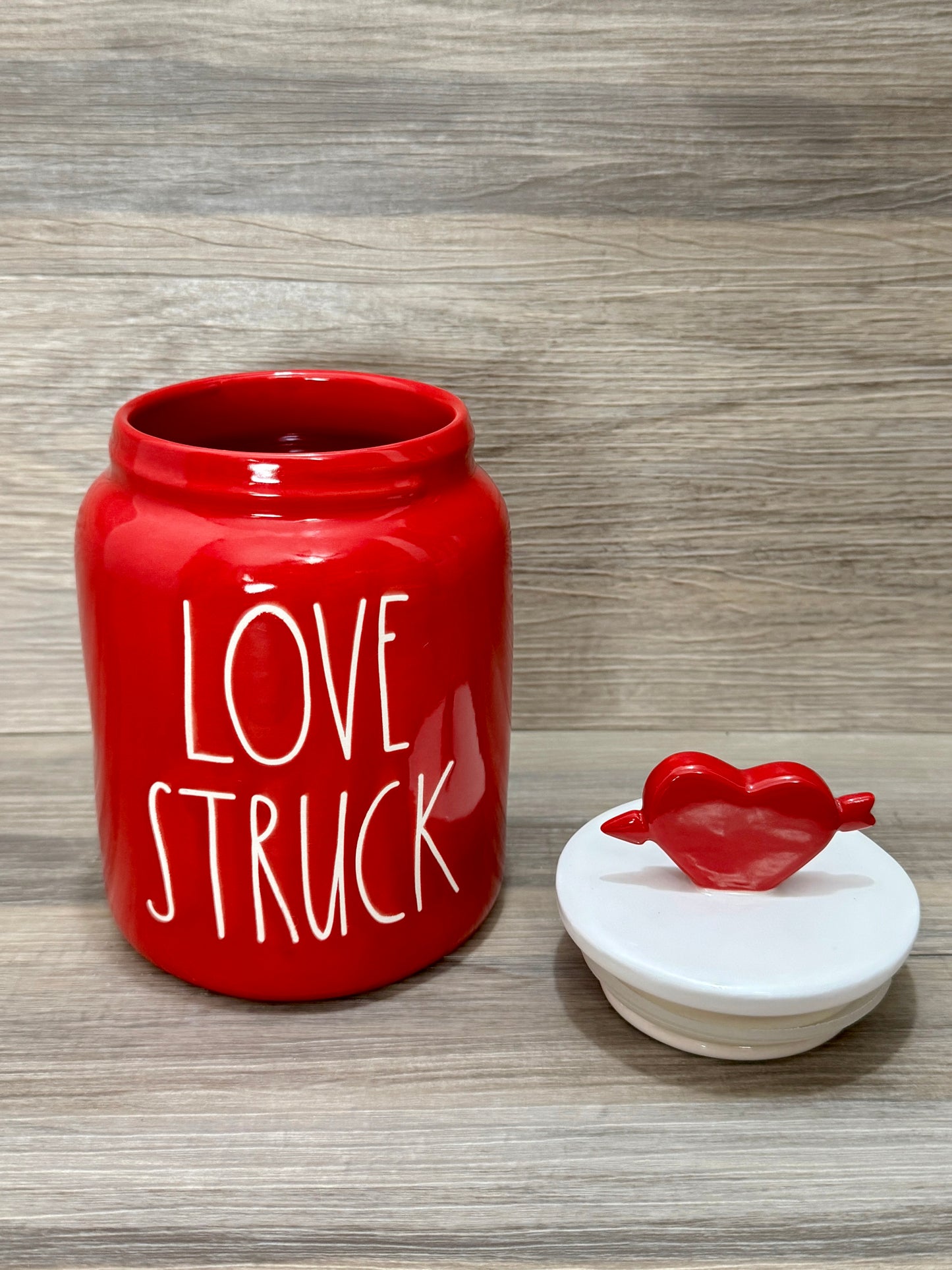 Rae Dunn Love Struck Figural Small/ Baby Canister