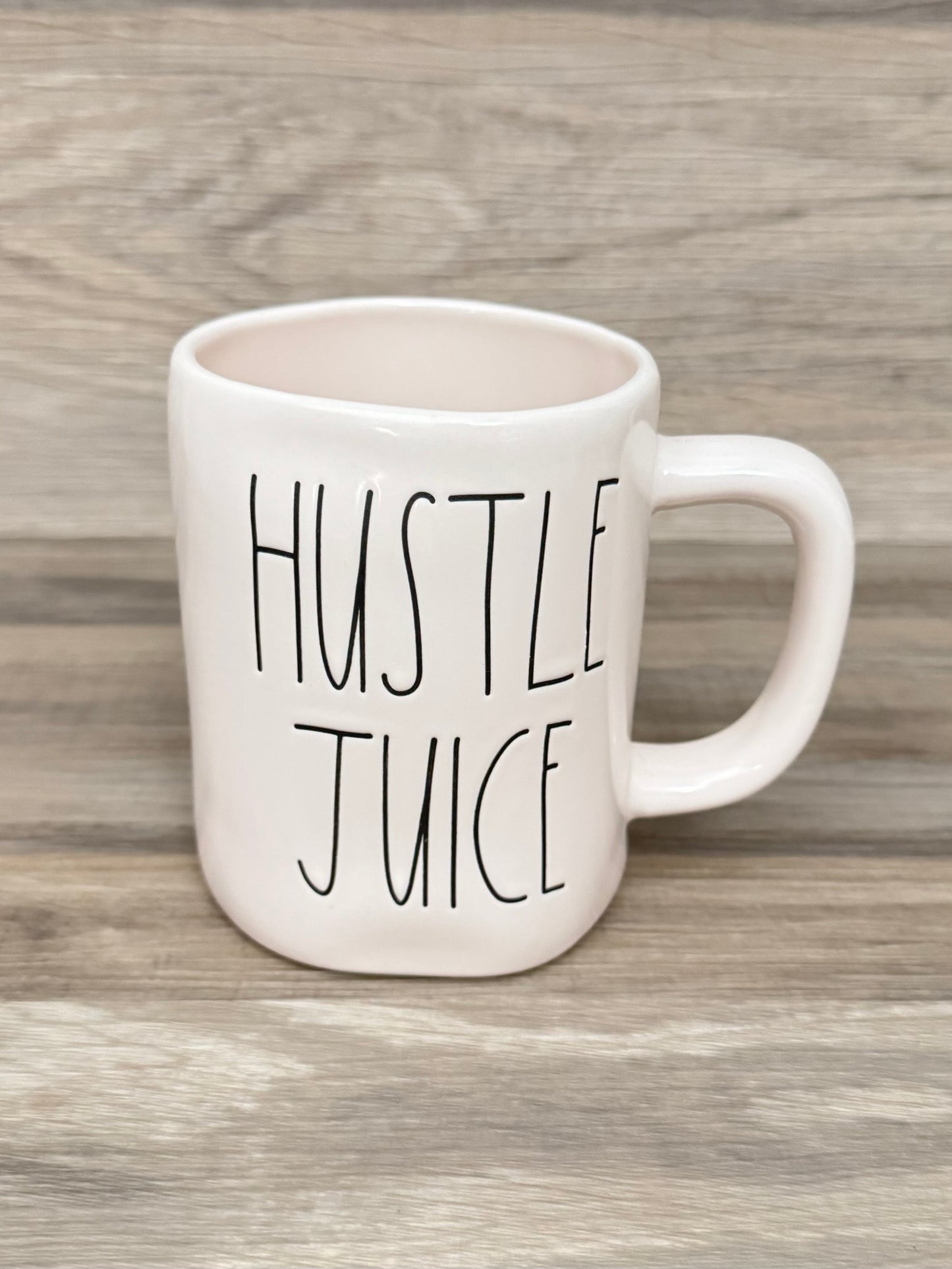 Rae Dunn Hustle Juice Mug