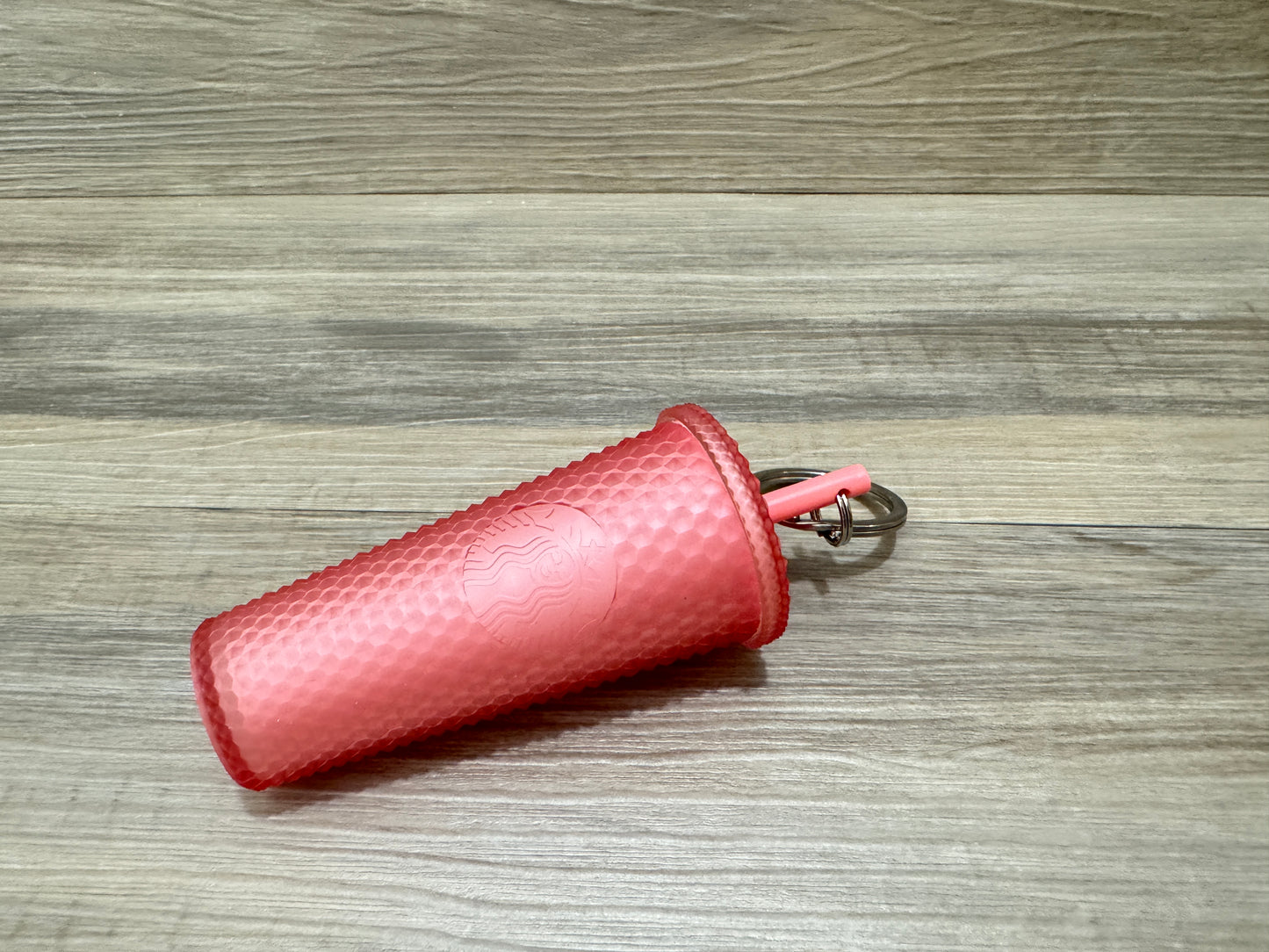 Starbucks Studded Rose Matte Key Chain