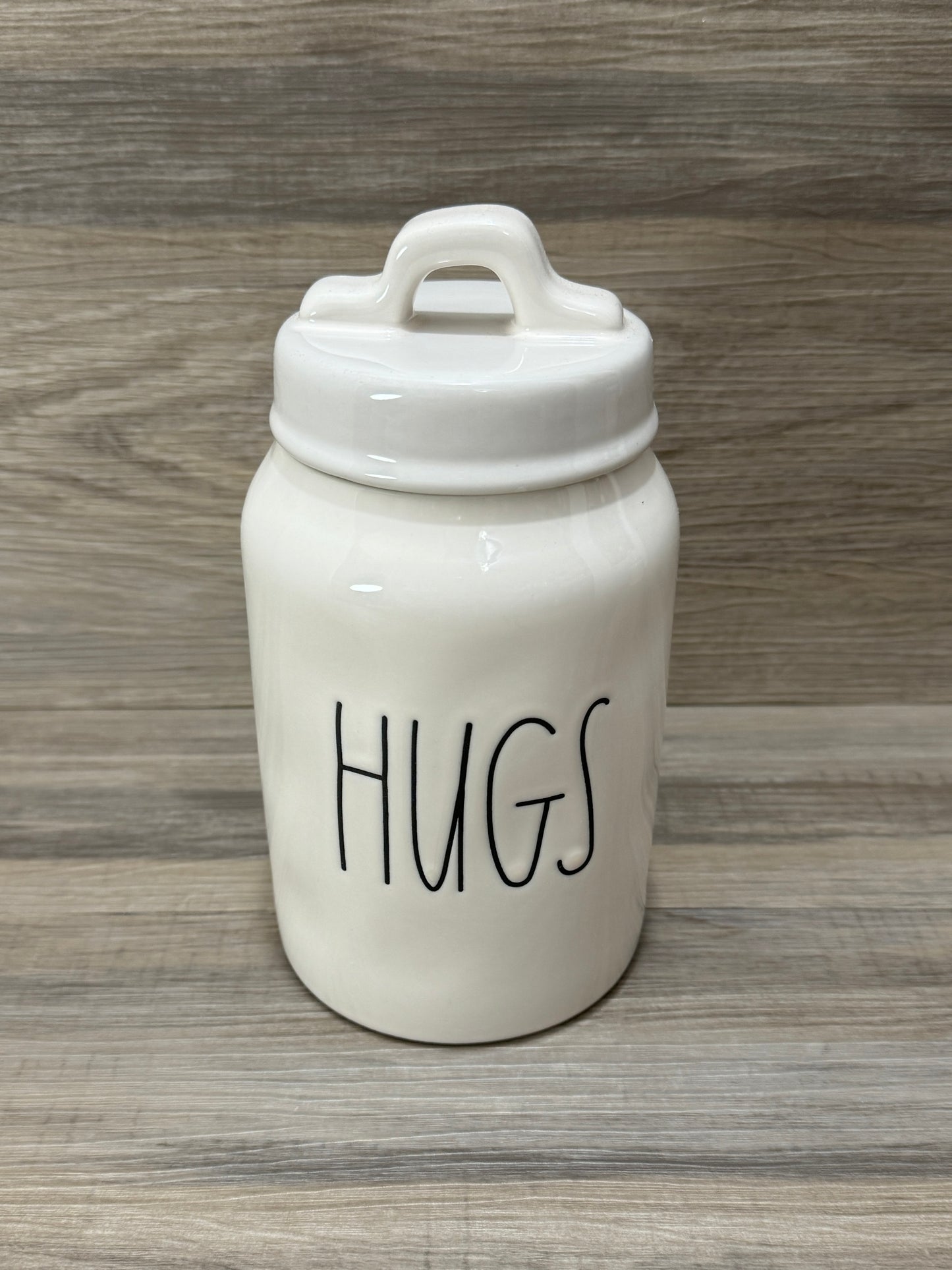 Rae Dunn Hugs Medium Canister