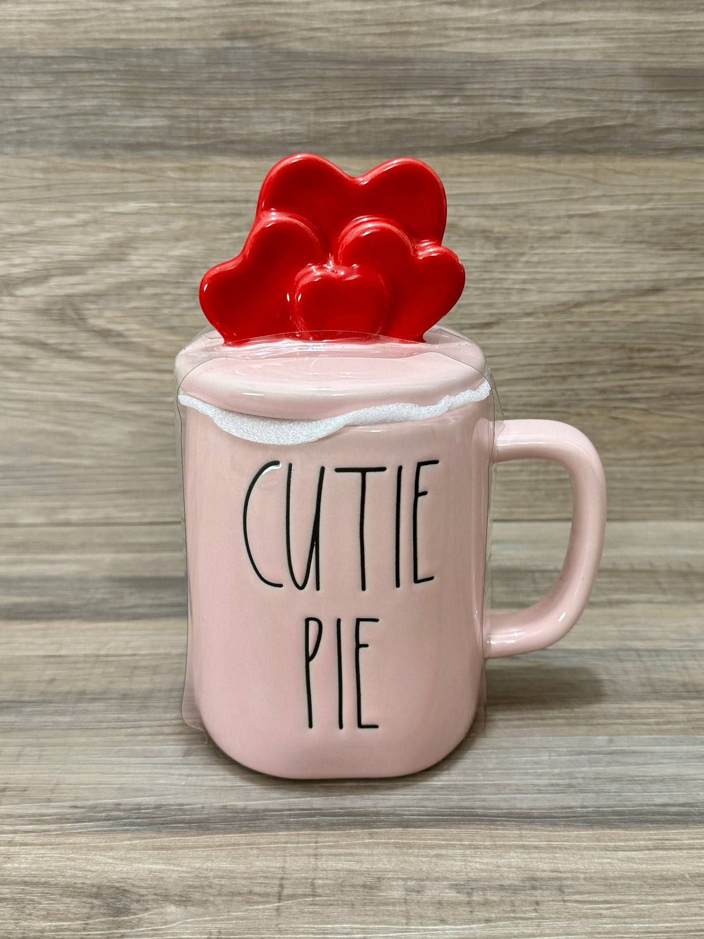 Rae Dunn Cutie Pie Mug with Topper