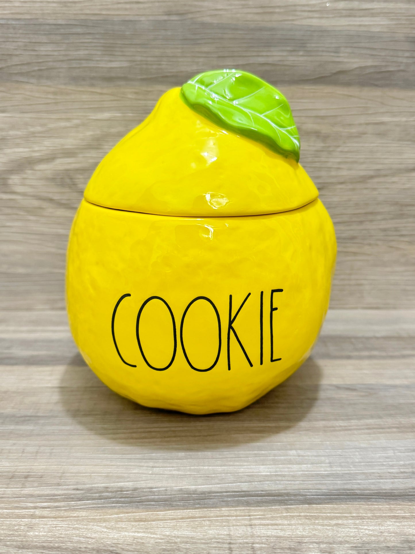 Rae Dunn Cookie Canister - Lemon