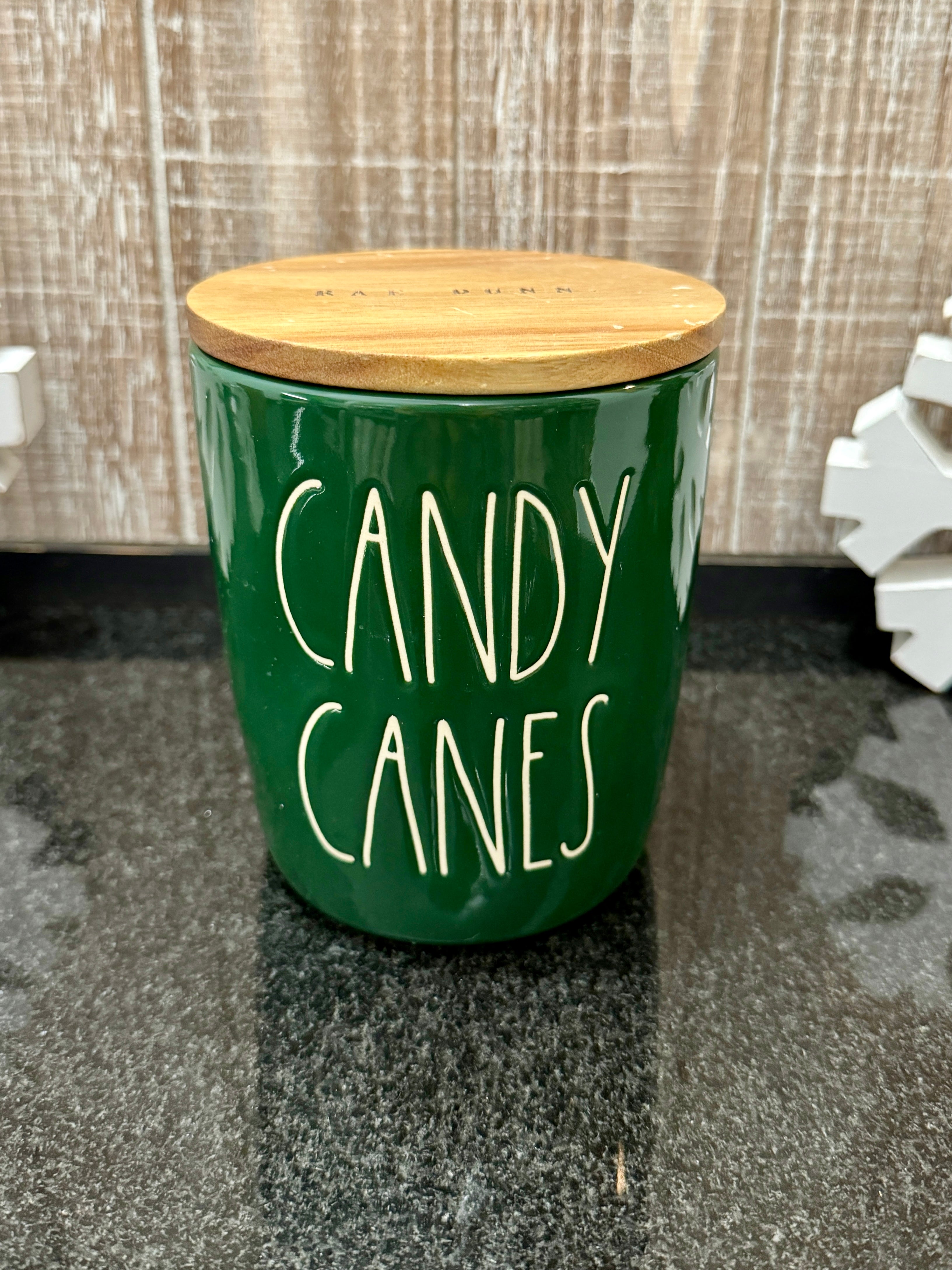 Rae Dunn Candy Canes hot Canister