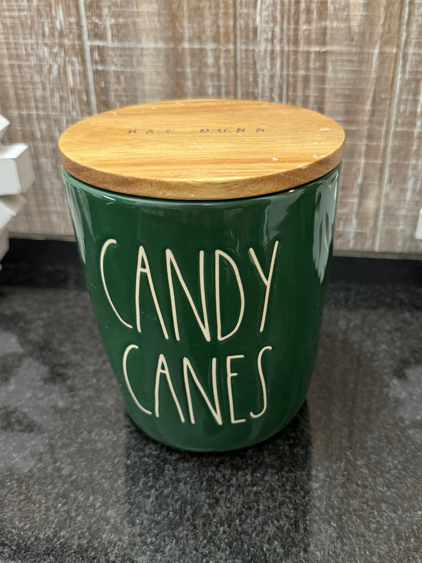 Rae Dunn Candy Canes Cellar