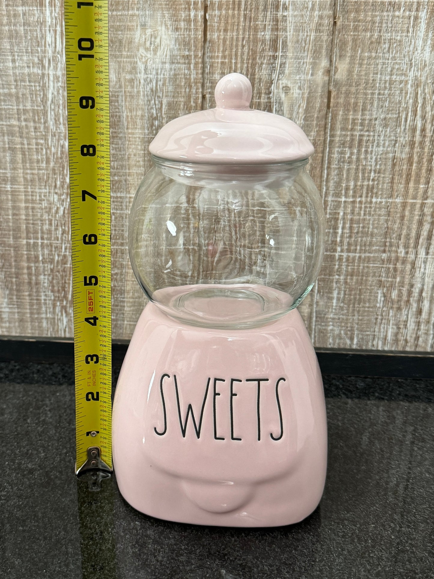 Rae Dunn Sweets Gumball Machine Style Jar