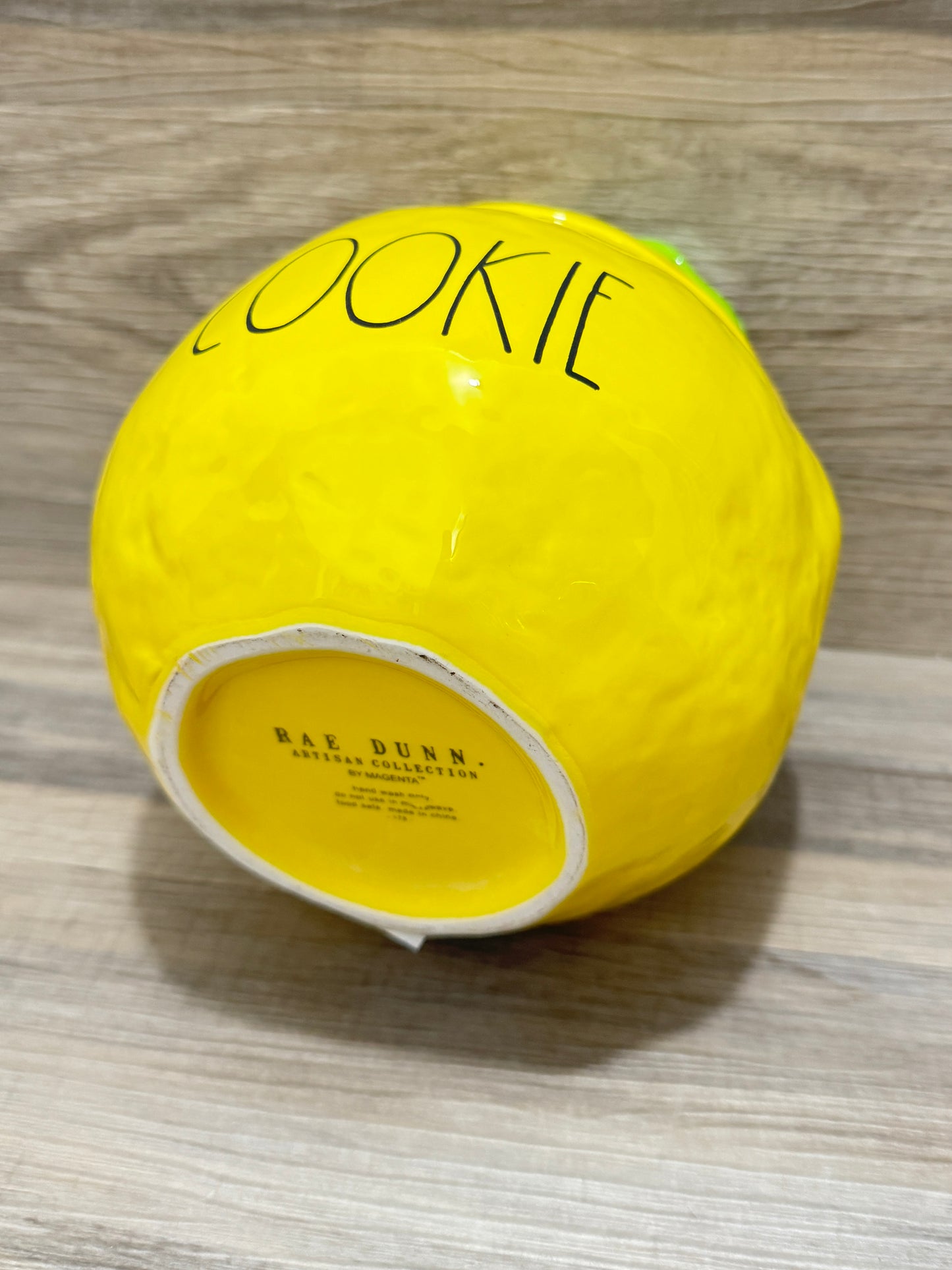 Rae Dunn Cookie Canister - Lemon