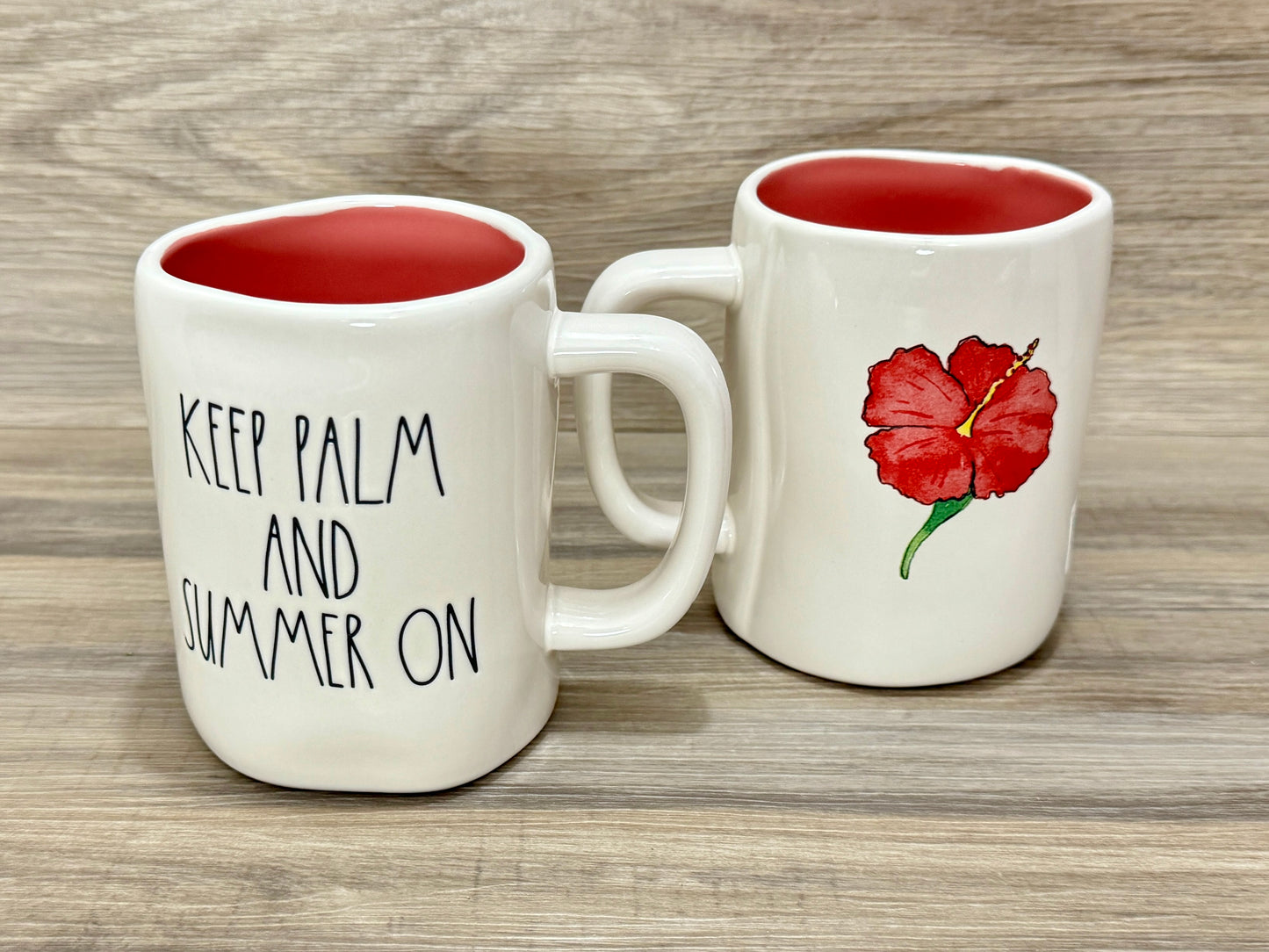 Rae Dunn Keep Palm And Summer On Double Sided Mug