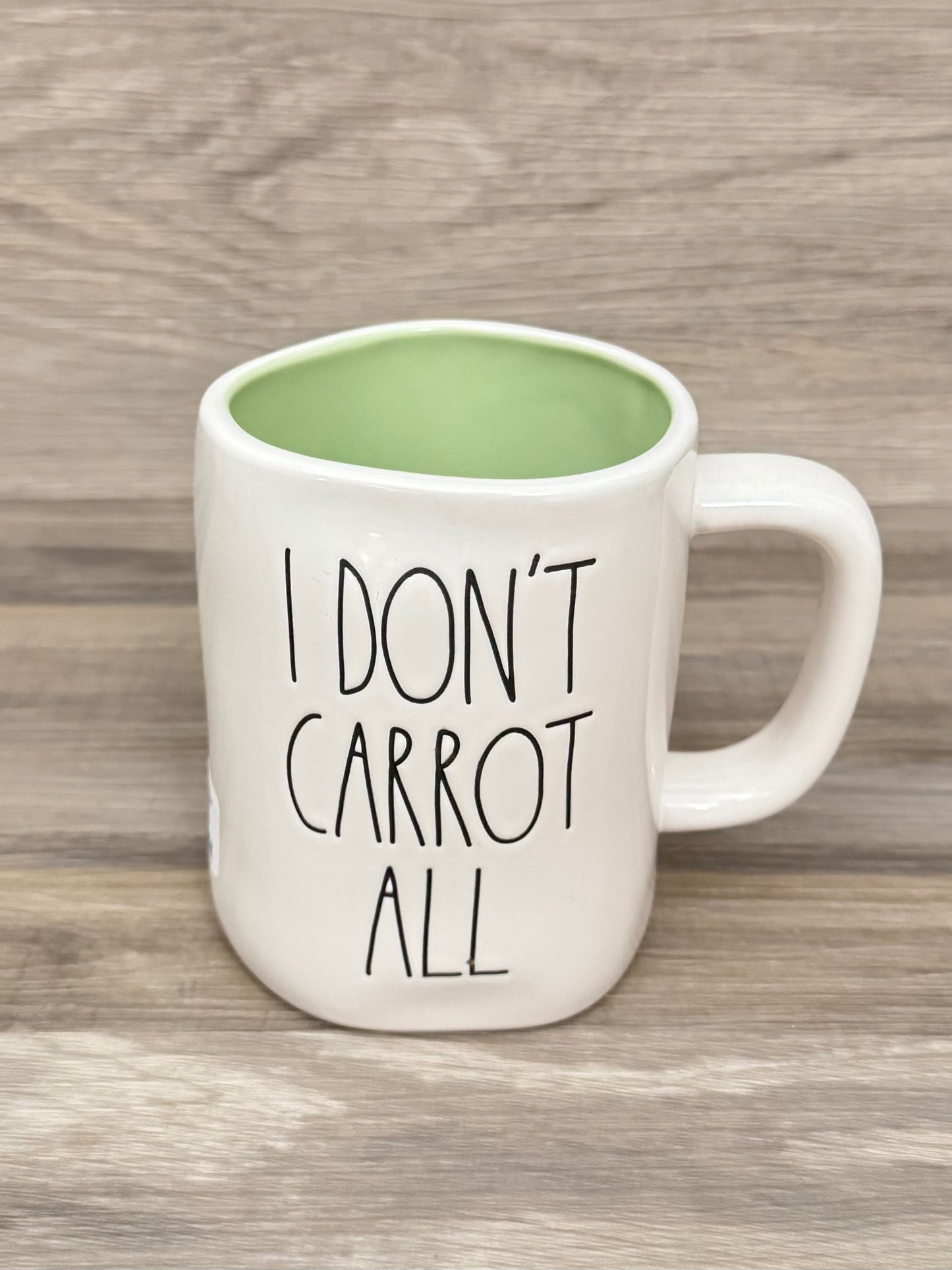 Rae Dunn I Don’t Carrot All Double Sided Mug Mug