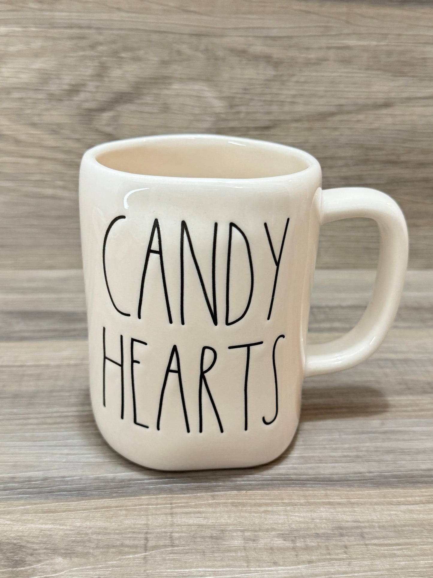 Rae Dunn Candy Hearts Double Side Mug