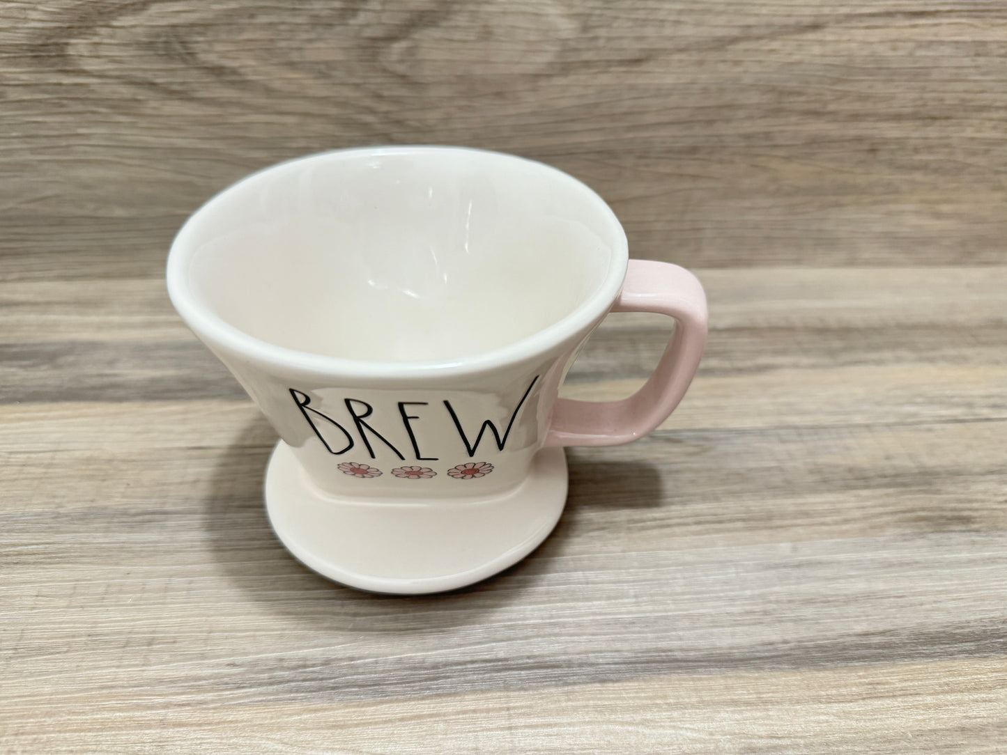 Rae Dunn Brew with Pink Flowers Brewer