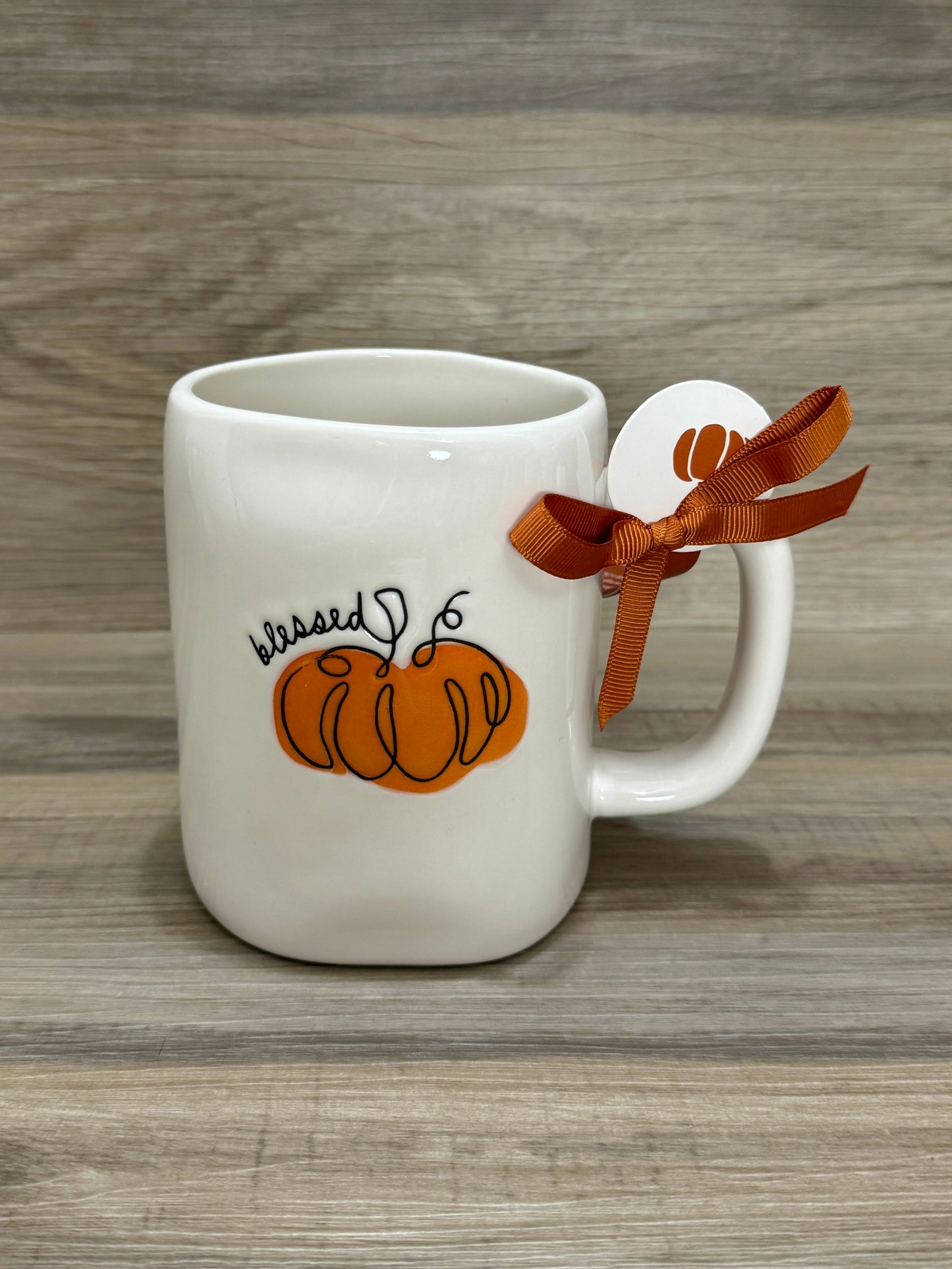 Rae Dunn Blessed Pumpkin Design Mug
