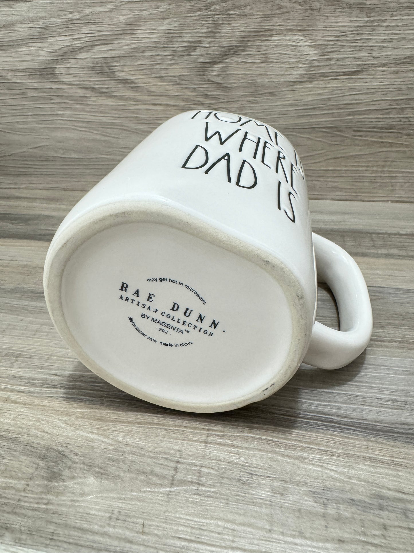 Rae Dunn Home is Where Dad Is Mug