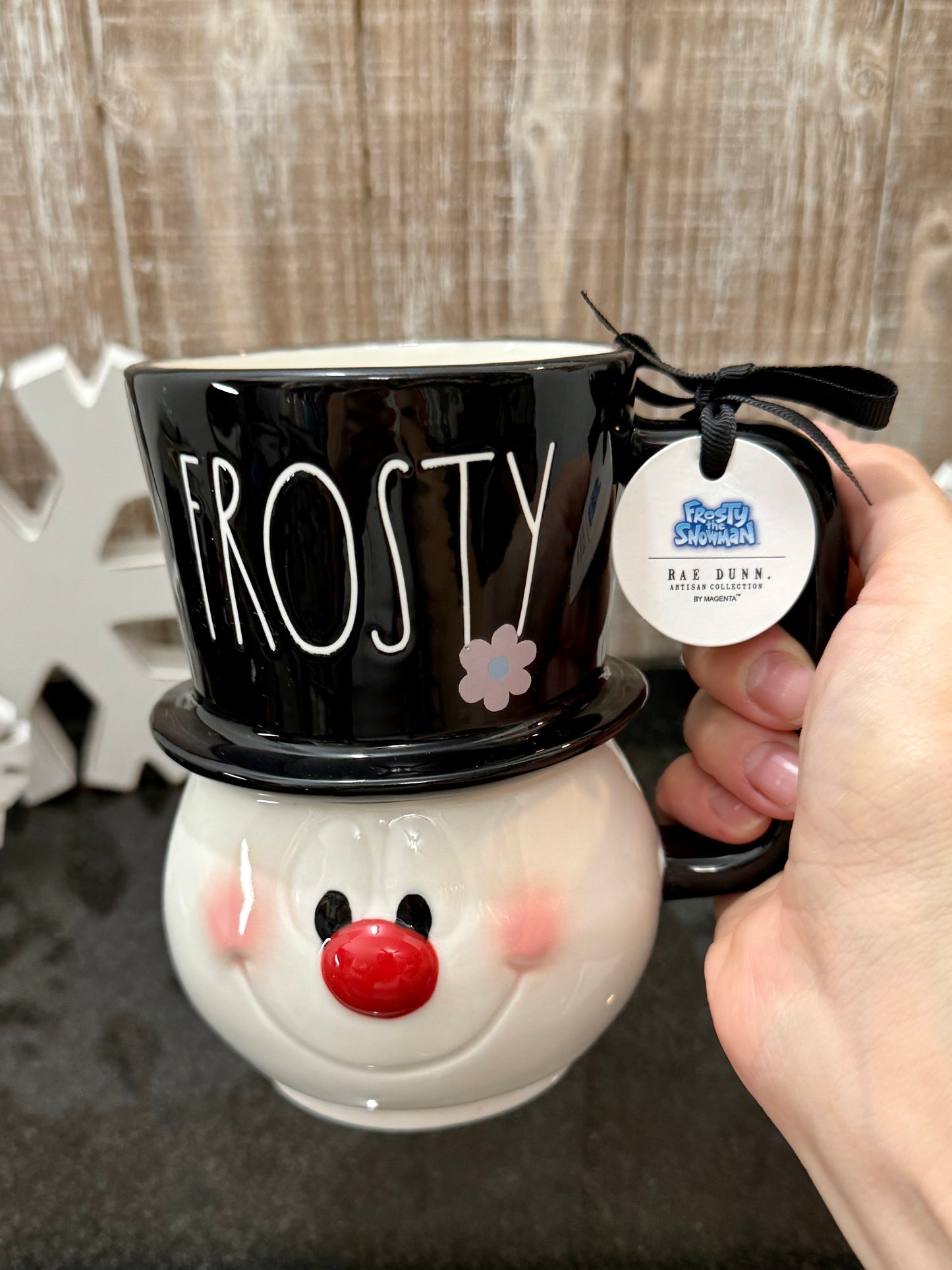 Rae Dunn Frosty Figural Mug