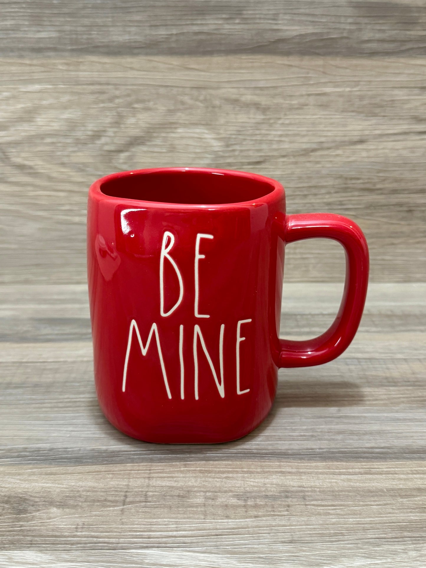 Rae Dunn Be Mine Red Mug