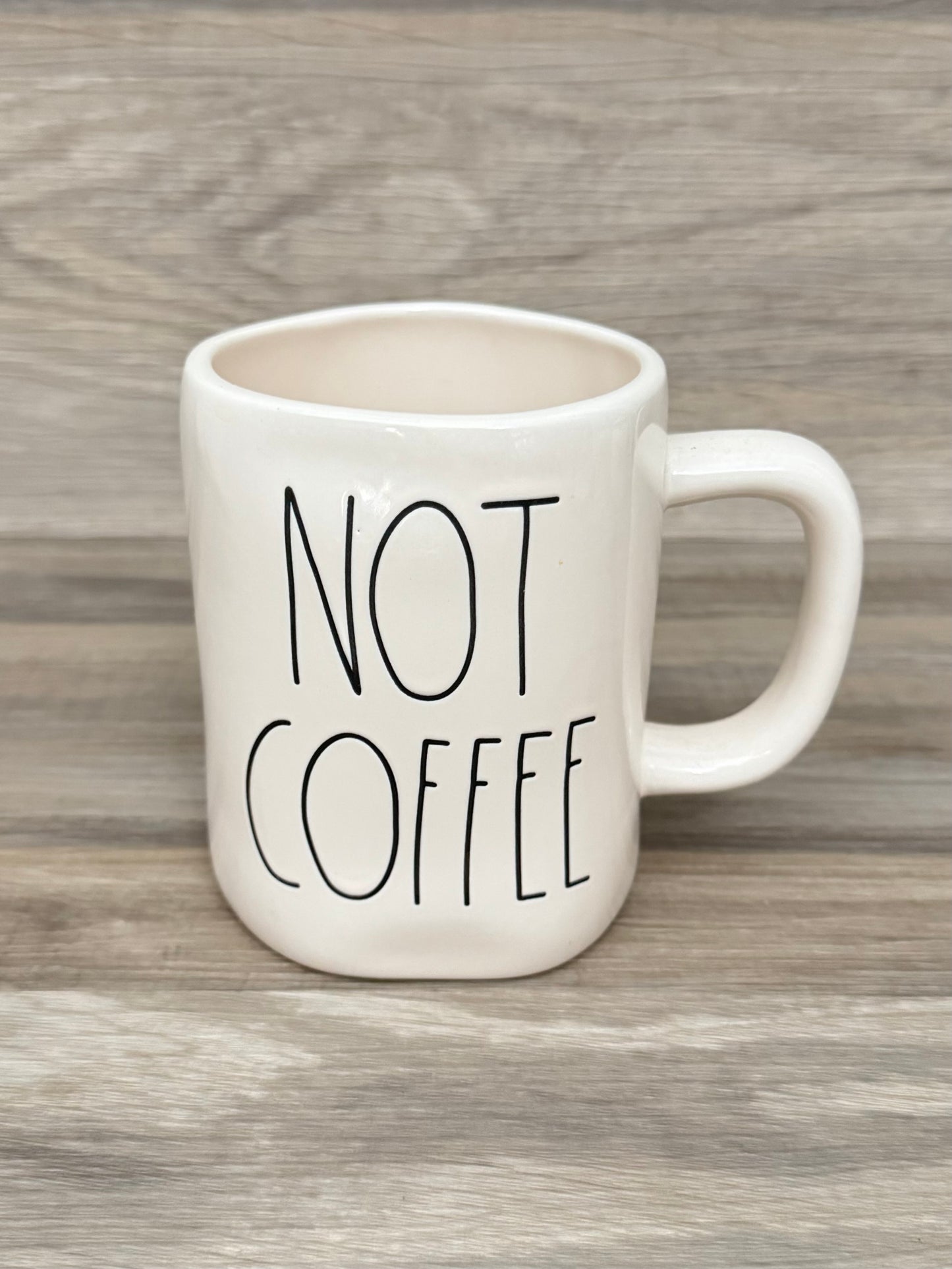 Rae Dunn Not Coffee Mug