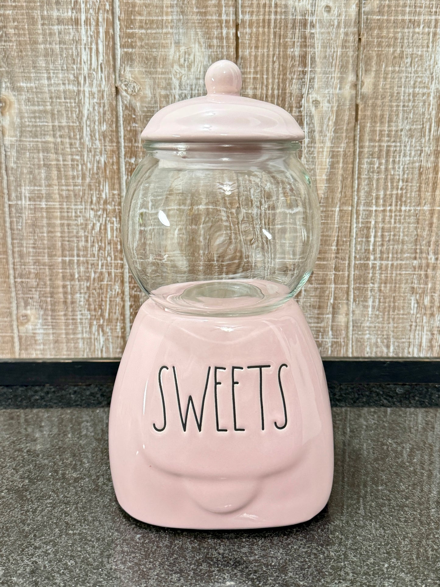 Rae Dunn Sweets Gumball Machine Style Jar