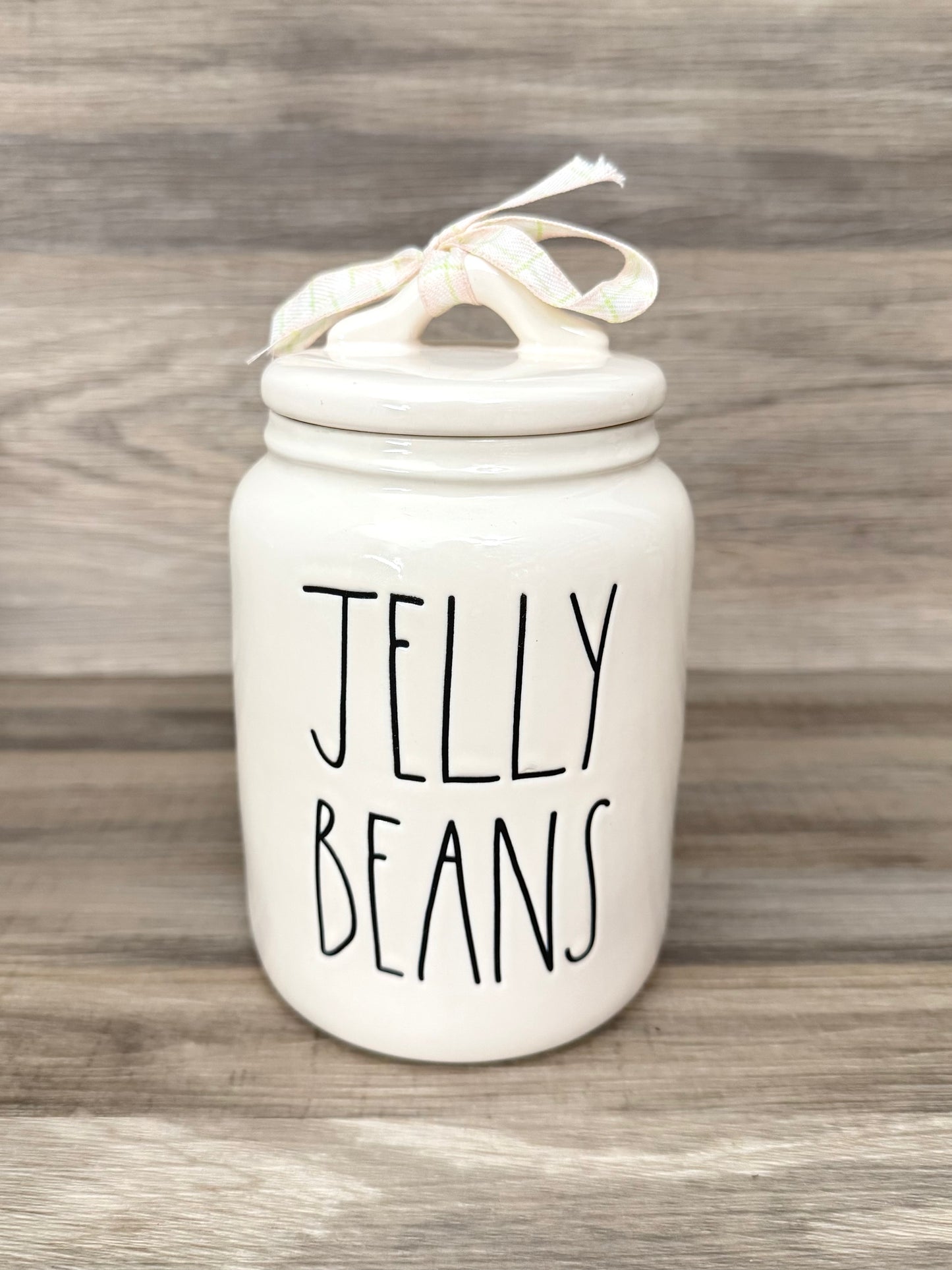 Rae Dunn Jelly Beans Flat Lid Baby Canister