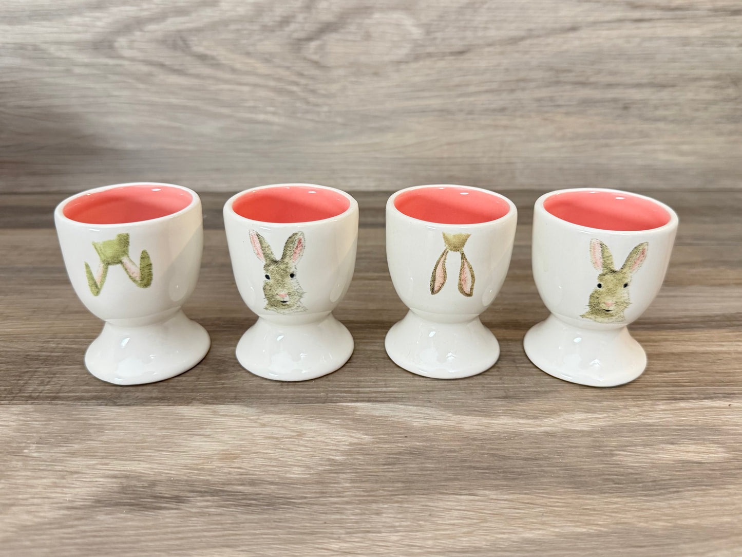 Rae Dunn Set of 4 Egg Holders - Bunny