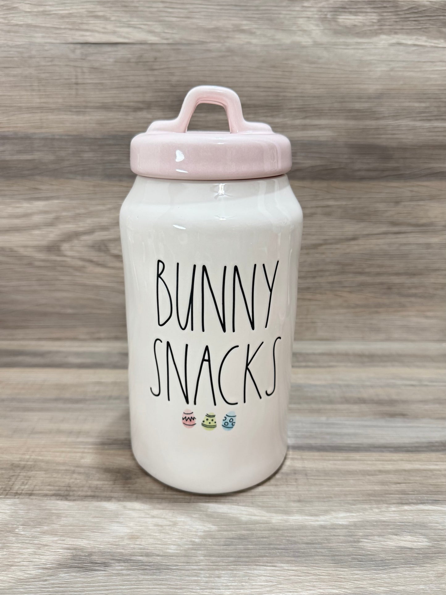 Rae Dunn Bunny Snacks Canister