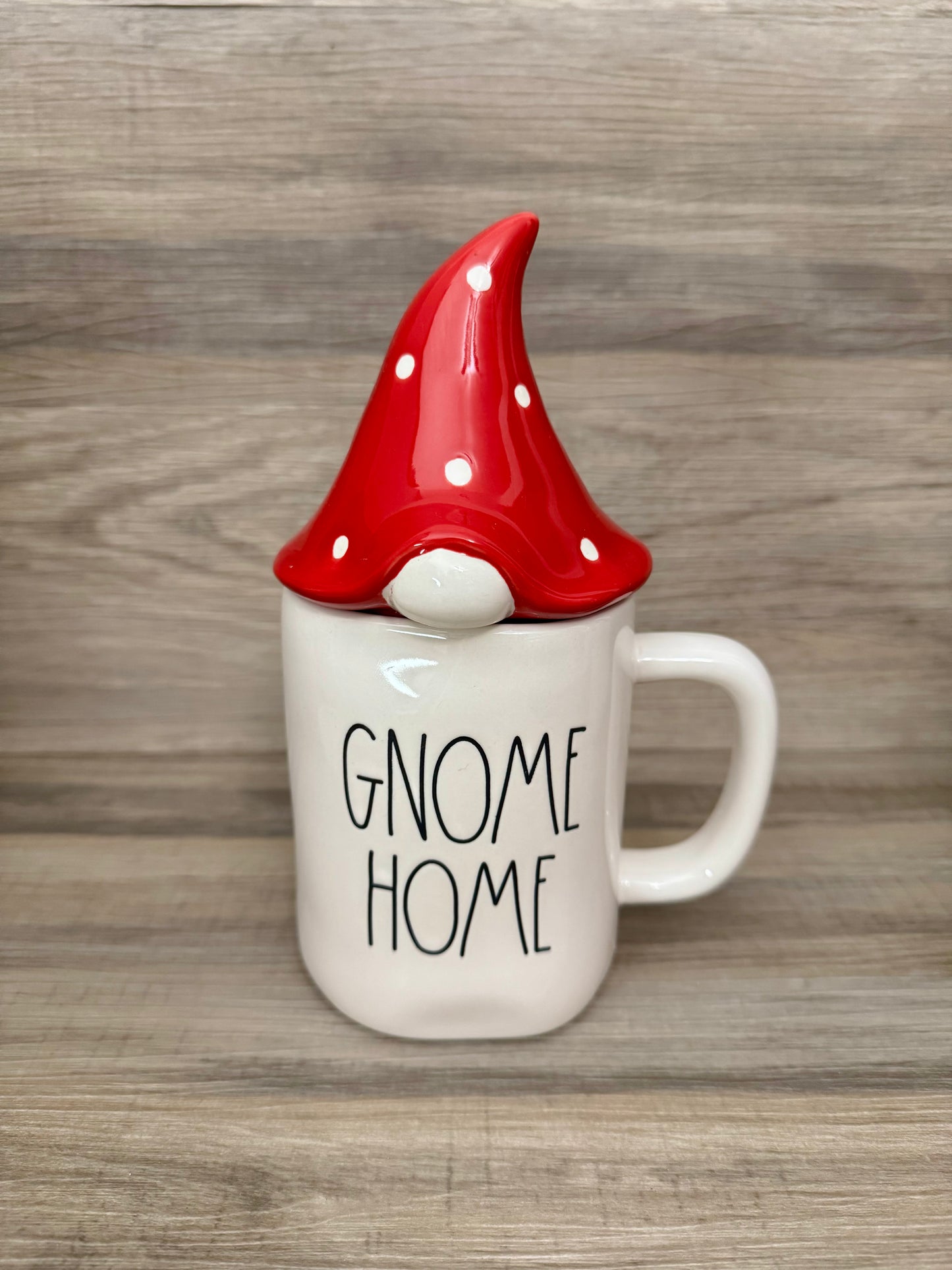Rae Dunn Gnome Home Mug with Topper