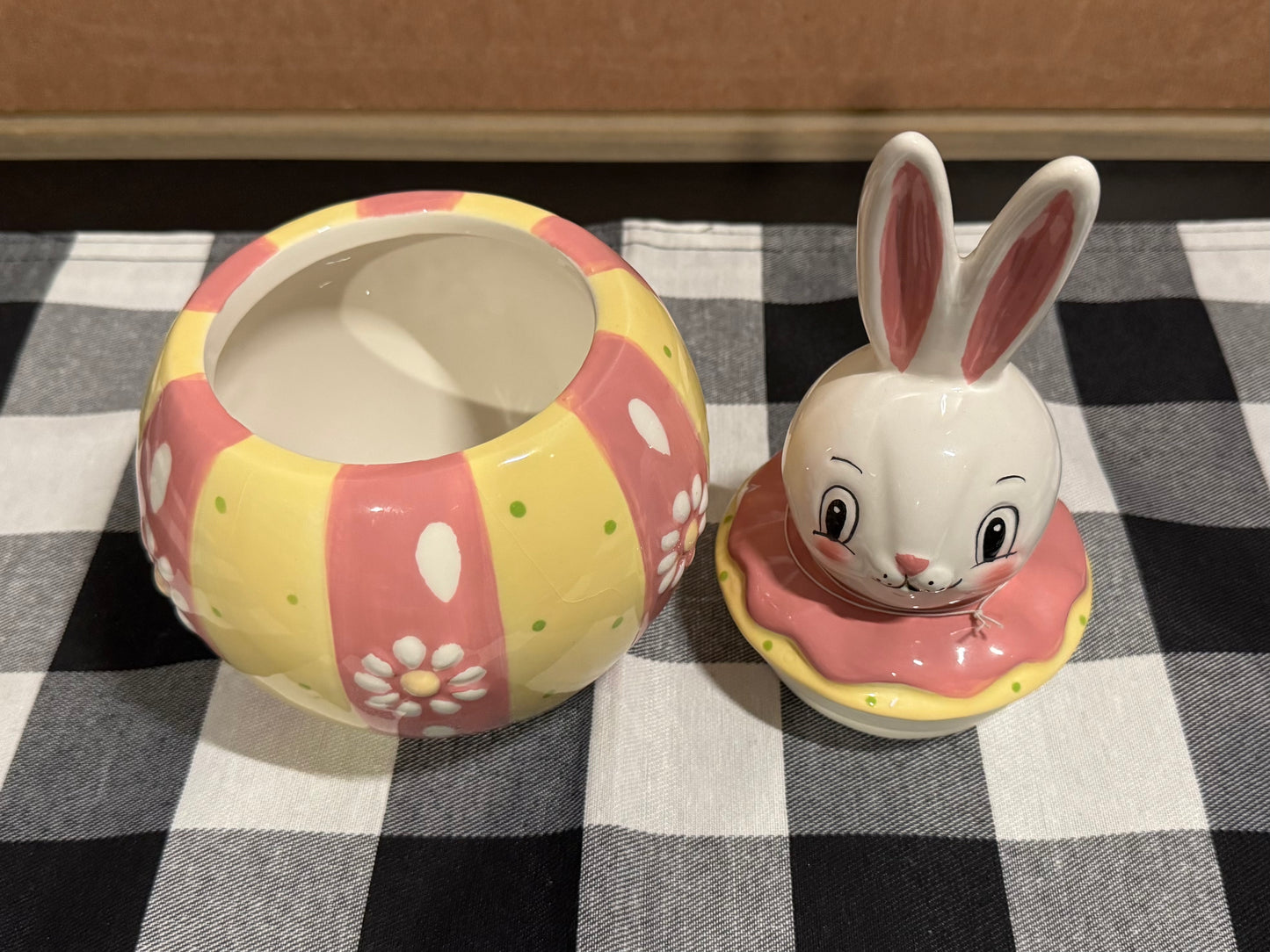 Johanna Parker Bunny Figural Canister