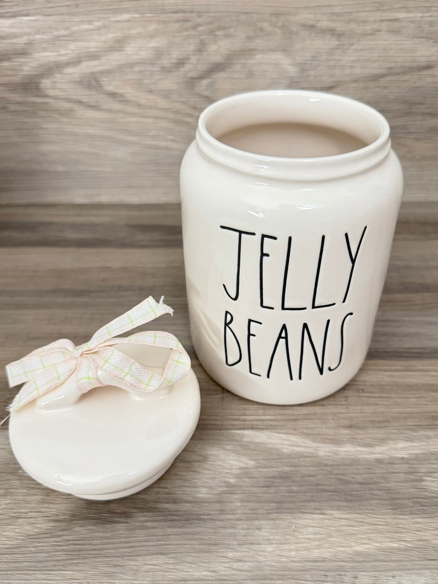 Rae Dunn Jelly Beans Flat Lid Baby Canister