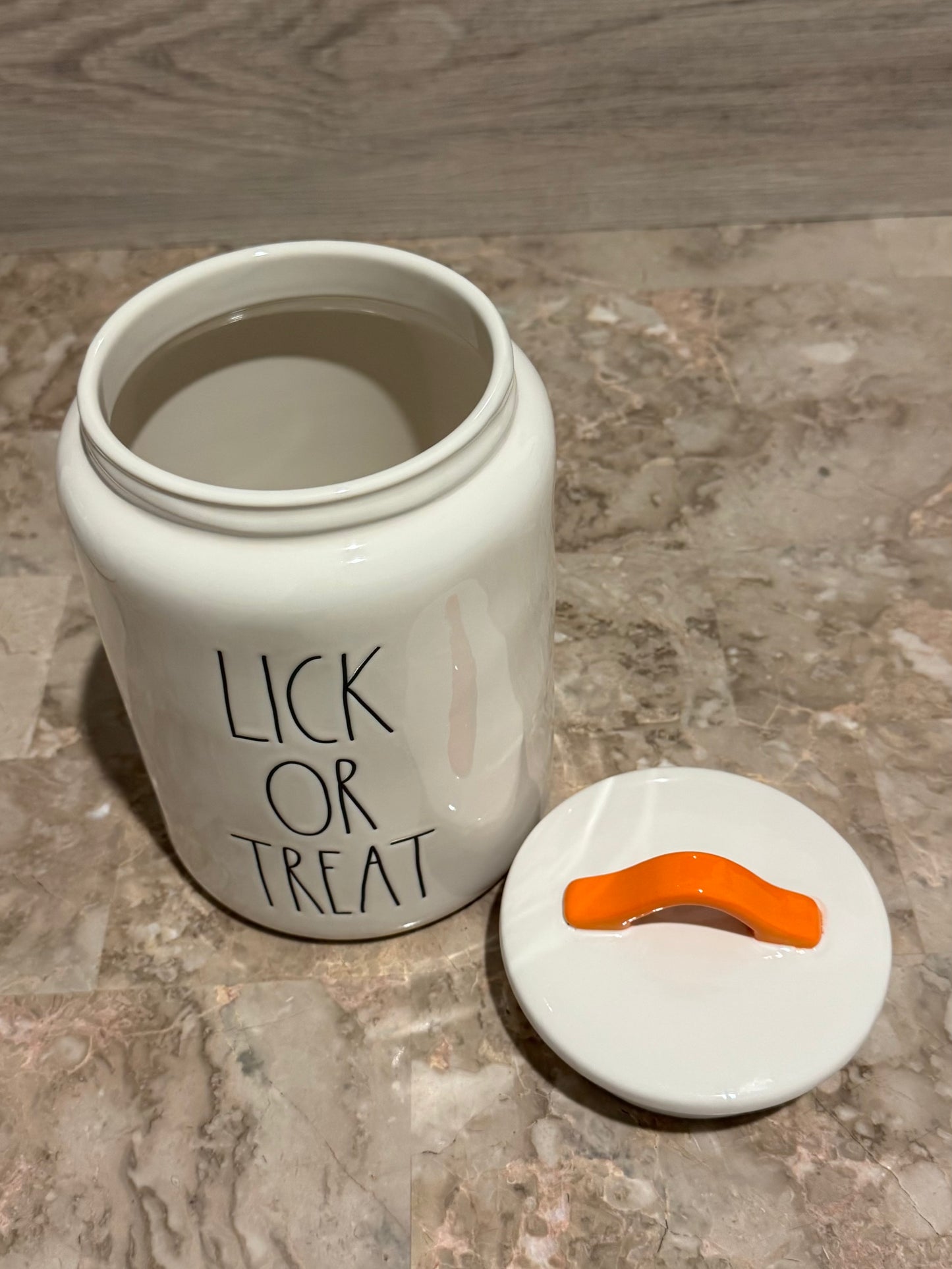 Rae Dunn Lick or Treat Canister