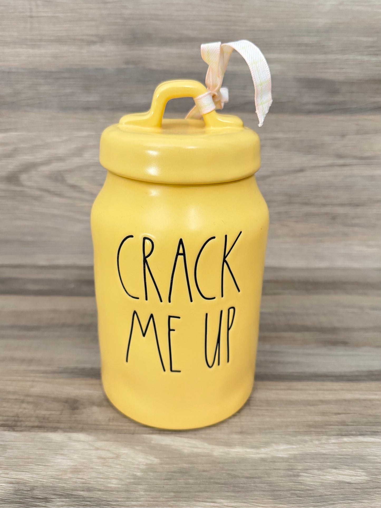 Rae Dunn Crack Me Up Canister