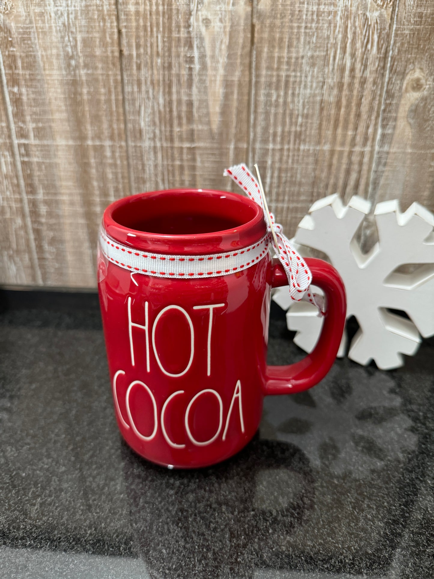 Rae Dunn Hot Cocoa Mason Jar Mug