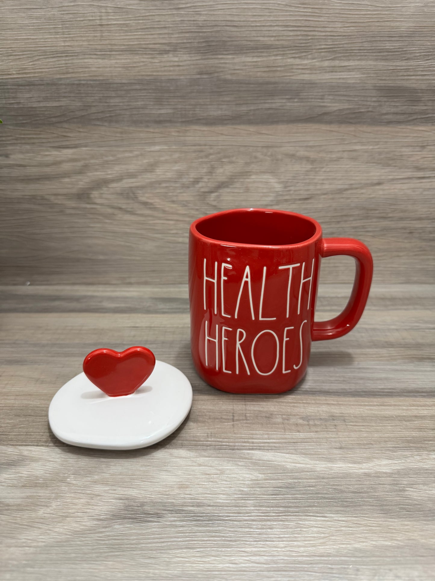 Rae Dunn Health Heroes Mug with Topper