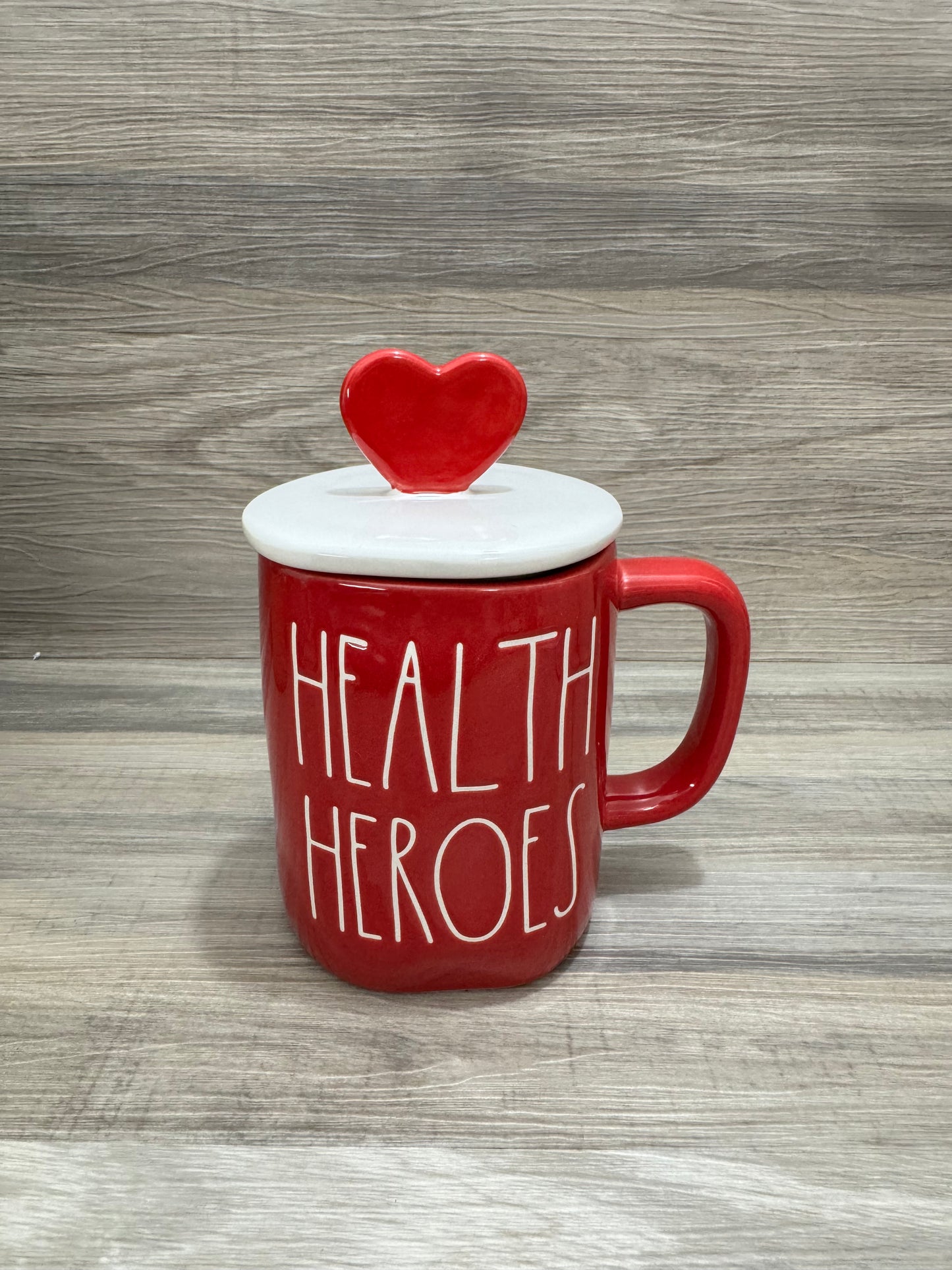 Rae Dunn Health Heroes Mug with Topper