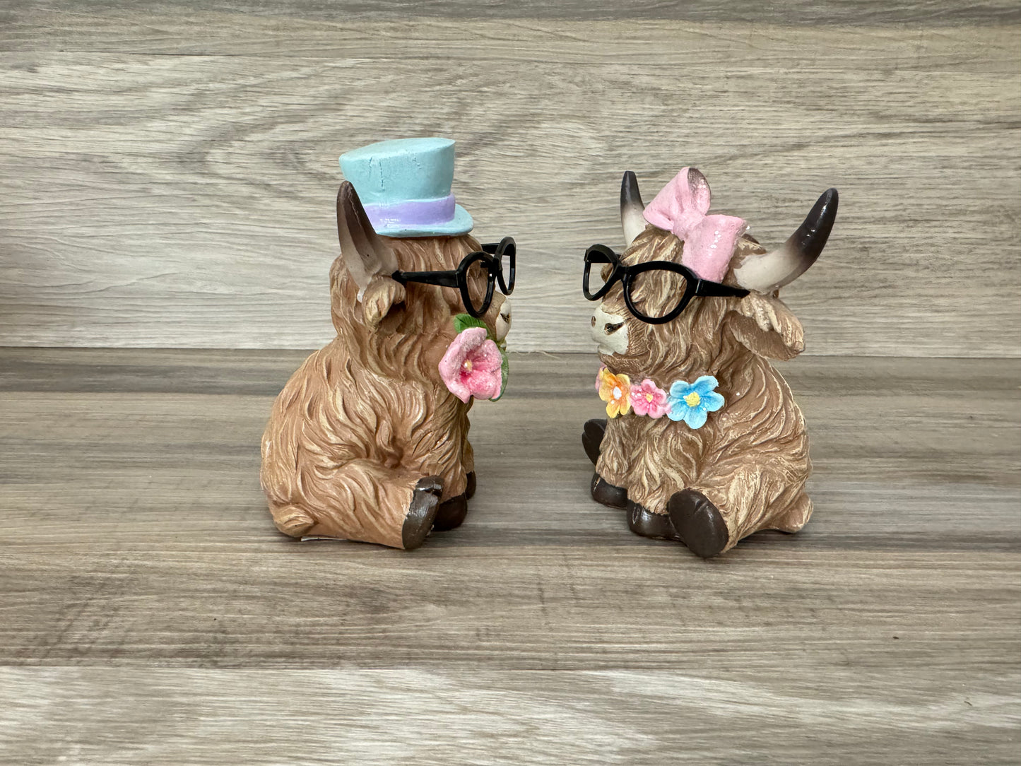 HL Spring/Easter Highland Cow Set