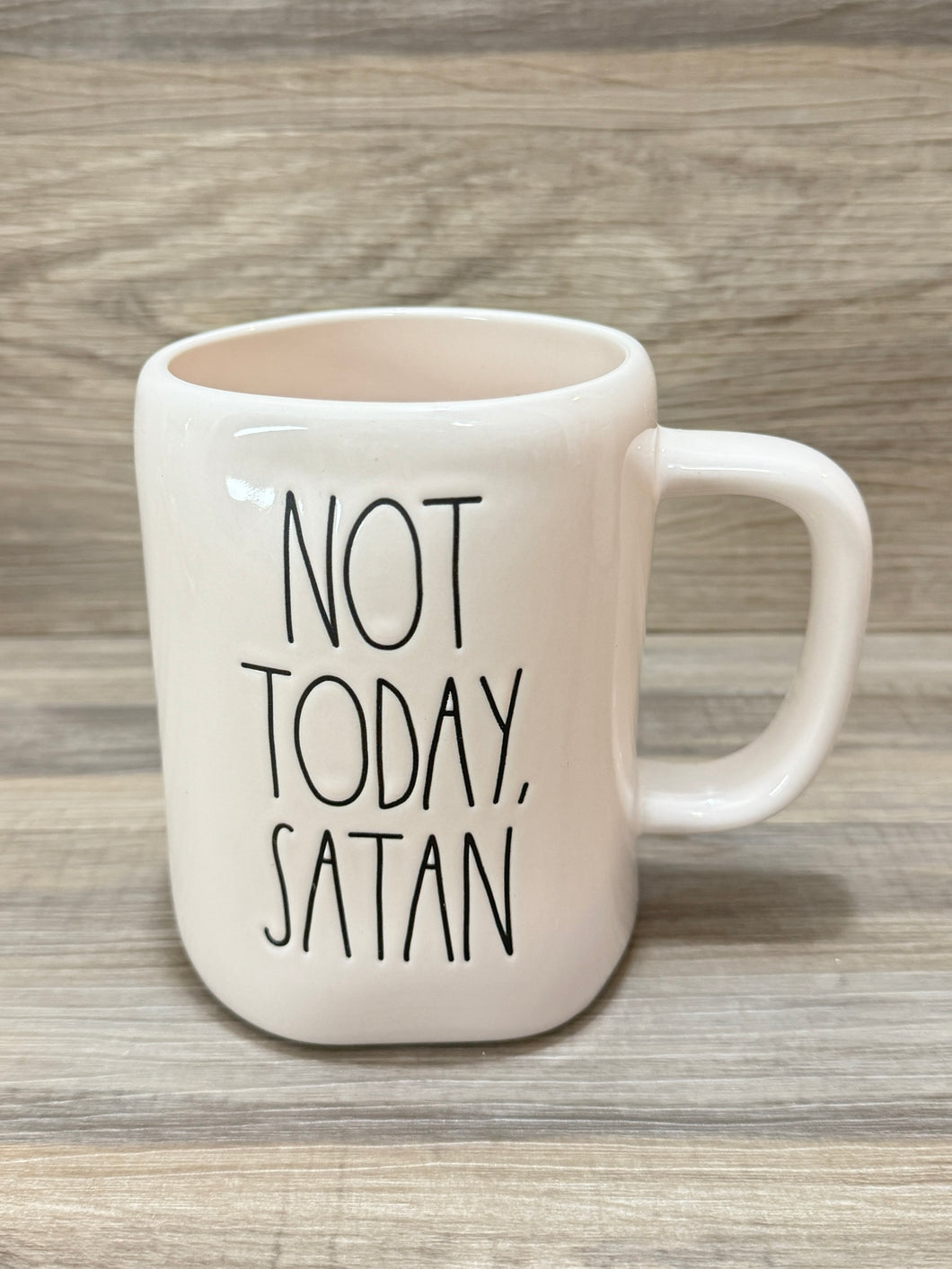 Rae Dunn Not Today, Satan Mug