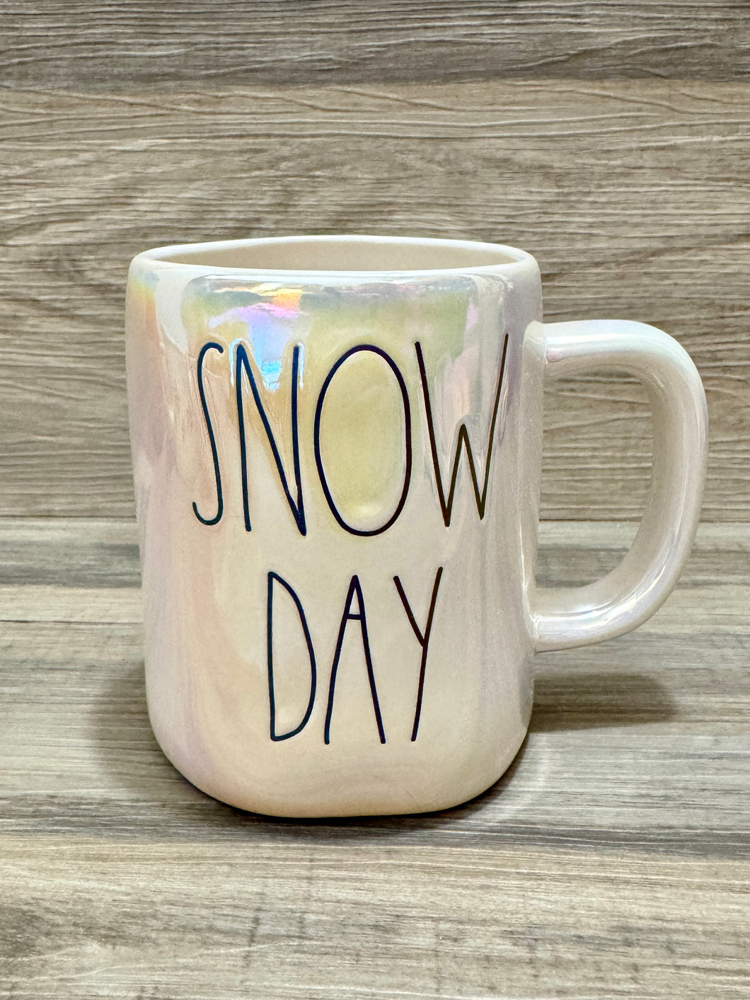 Rae Dunn Iridescent Snow Day Mug