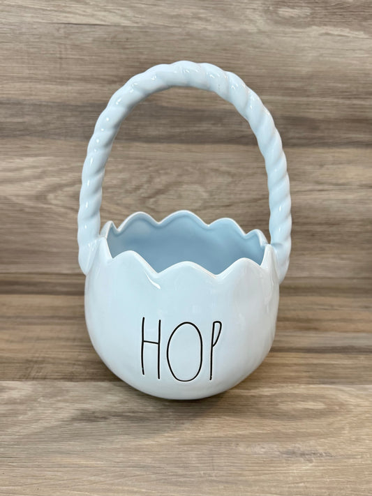 Rae Dunn Hop Blue Basket