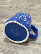 Load image into Gallery viewer, Rae Dunn Stars &amp; Stripes Speckled Mug

