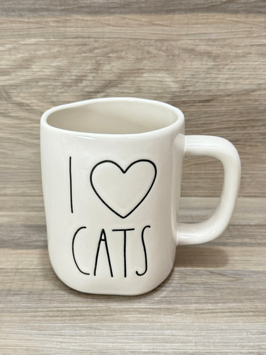 Rae Dunn I ❤️ Cats Mug