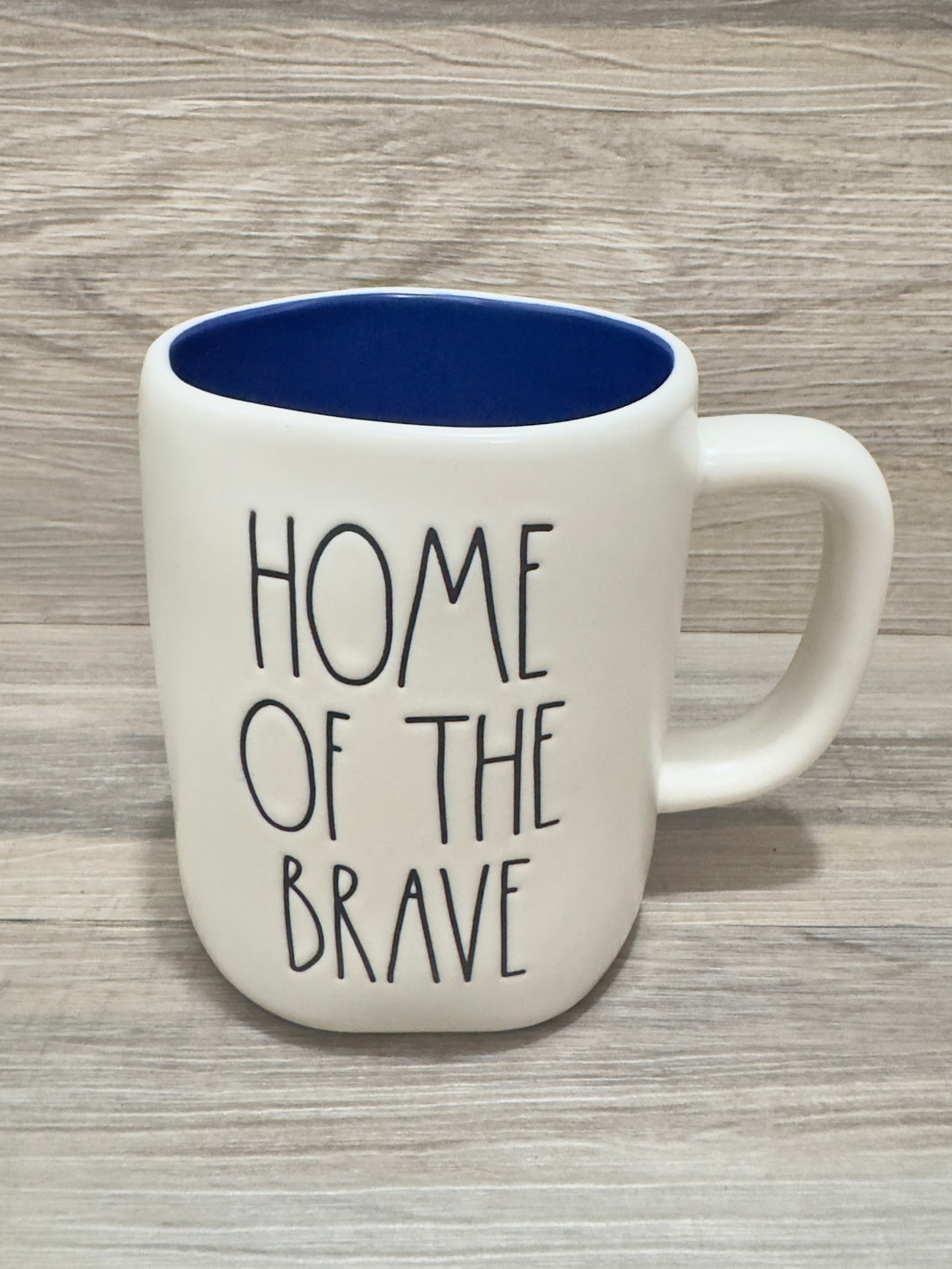 Rae Dunn Home of The Brave Mug