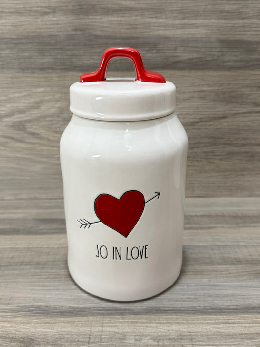 Rae Dunn So In Love Heart Medium Canister