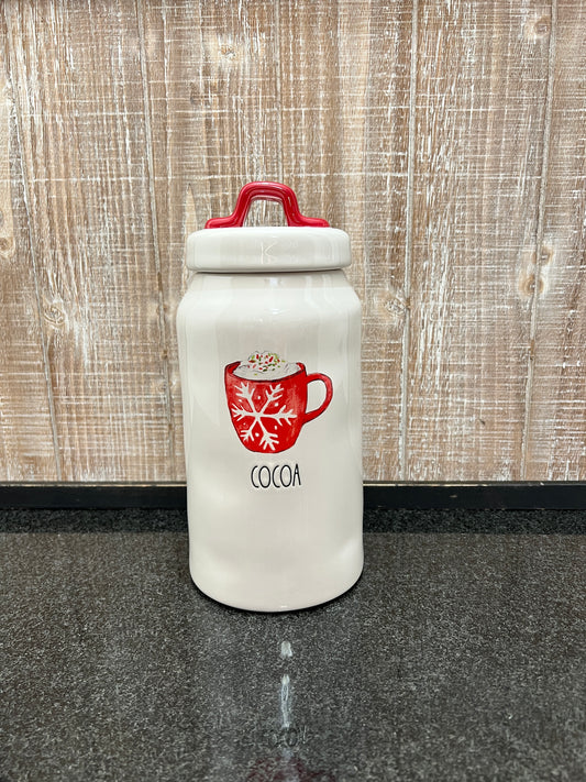Rae Dunn Hot Cocoa Tall Canister