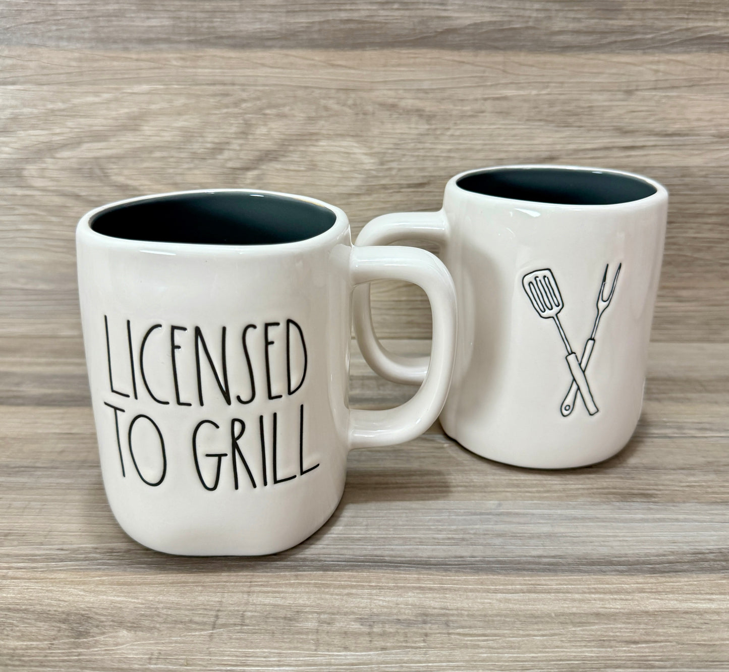 Rae Dunn Licensed To Grill Double Sides Mug