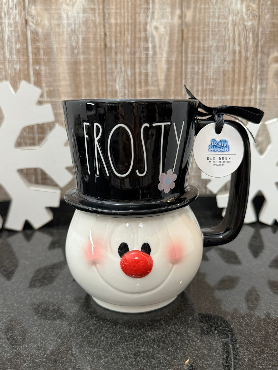 Rae Dunn Frosty Figural Mug