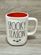 Load image into Gallery viewer, Rae Dunn Spooky Season Watercolor Spiders Mug
